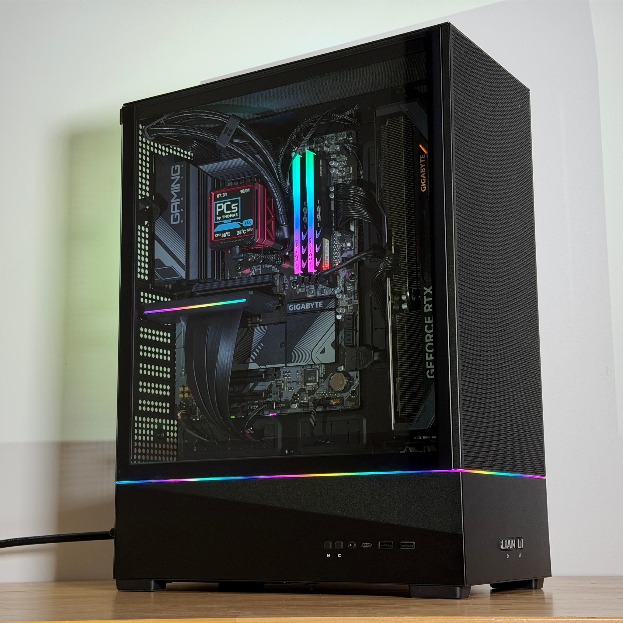 RTX 5070TI Ryzen 7 7800X3D Gaming PC 2TB SSD 32GB RAM