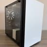 Sleek White Mini Gaming PC: i5-9600K, GTX 1070 Ti, 32GB RAM - Perfect for Esports & Minimalist Setup