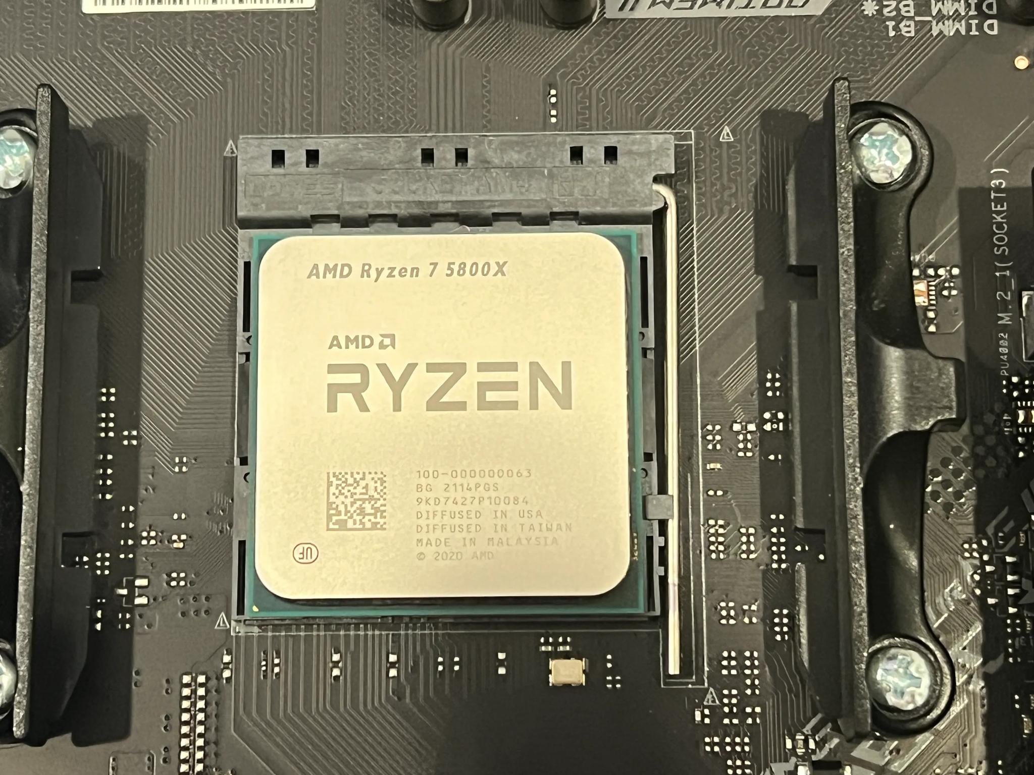 ASUS ROG STRIX B550-F GAMING (WI-FI) MOTHERBOARD WITH AMD RYZEN 7 5800X PROCESSOR