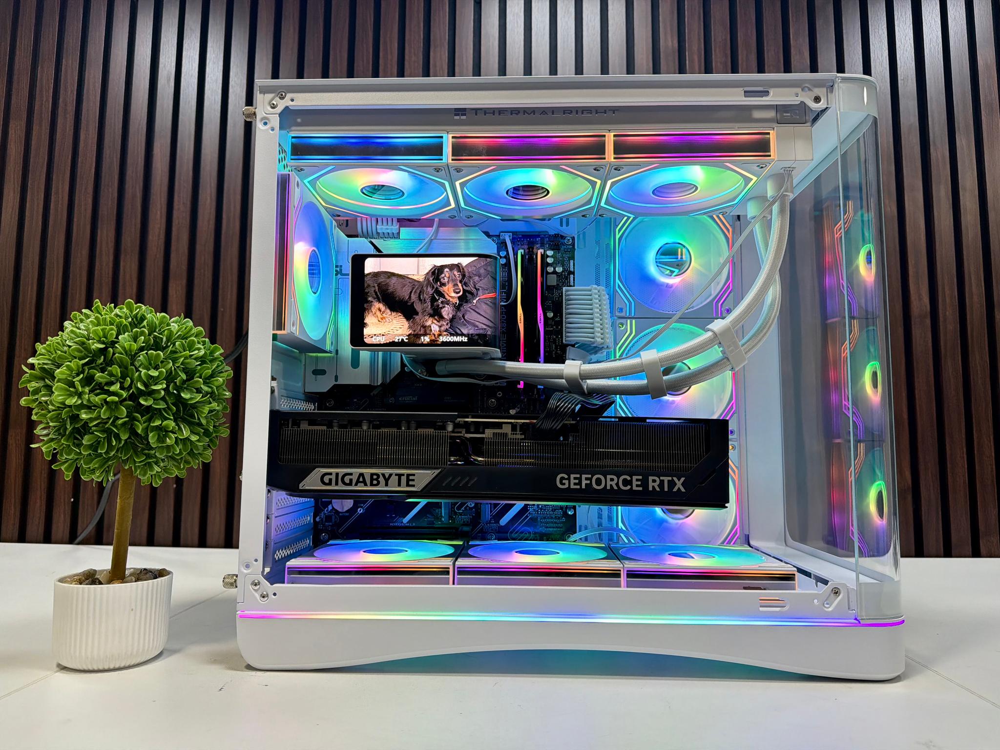 RTX 5090 | Ryzen 9950X3D | 64GB DDR5 | 4TB M.2 | 1200 Watt Gold PSU | LCD AIO