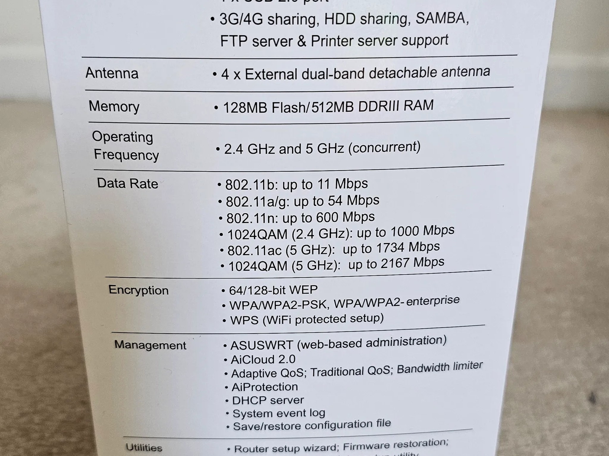 Asus RT-AC3100 Extreme Wi-Fi ROUTER