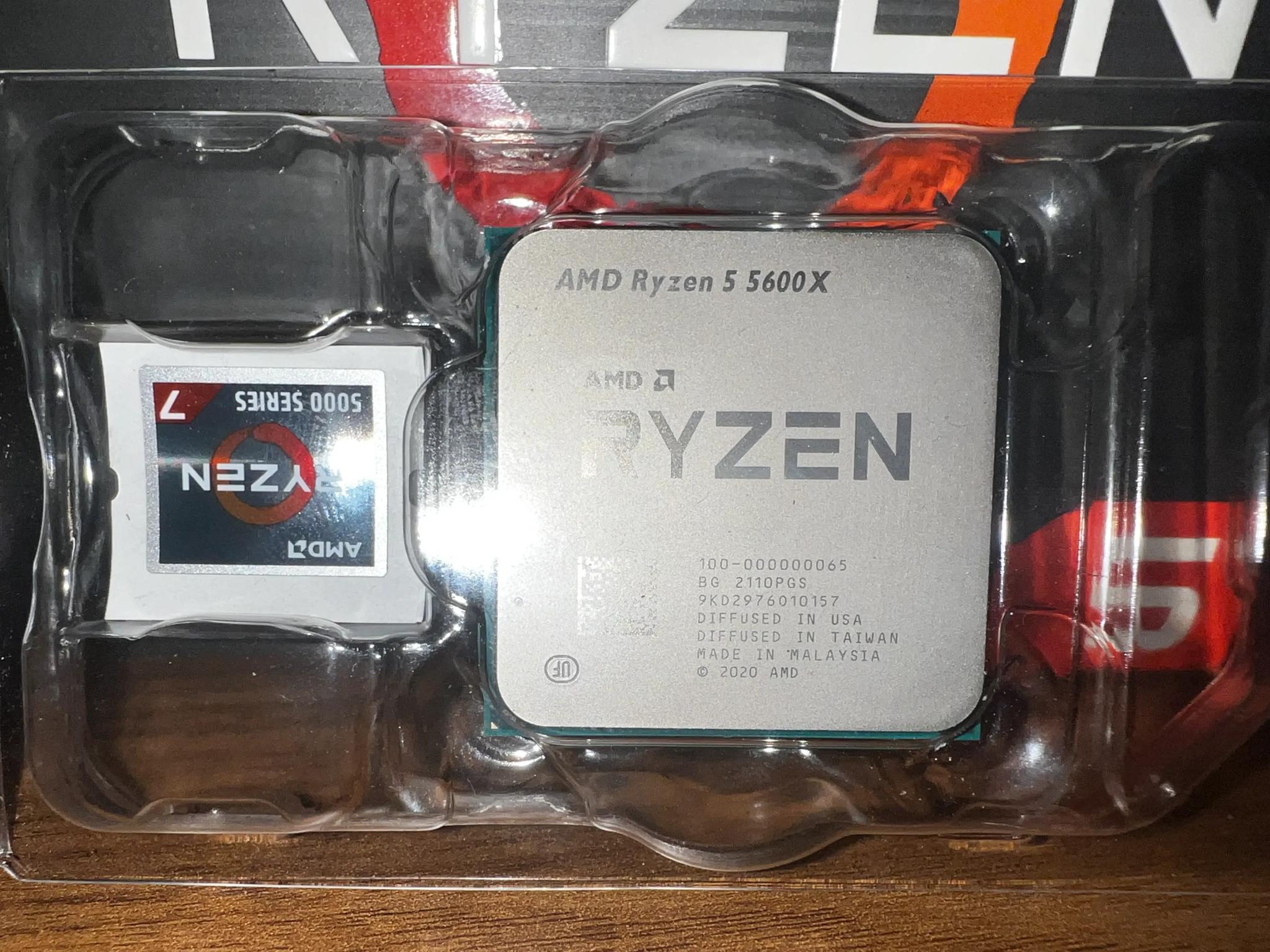 AMD Ryzen 5 5600x 6 Core 12 Thread CPU