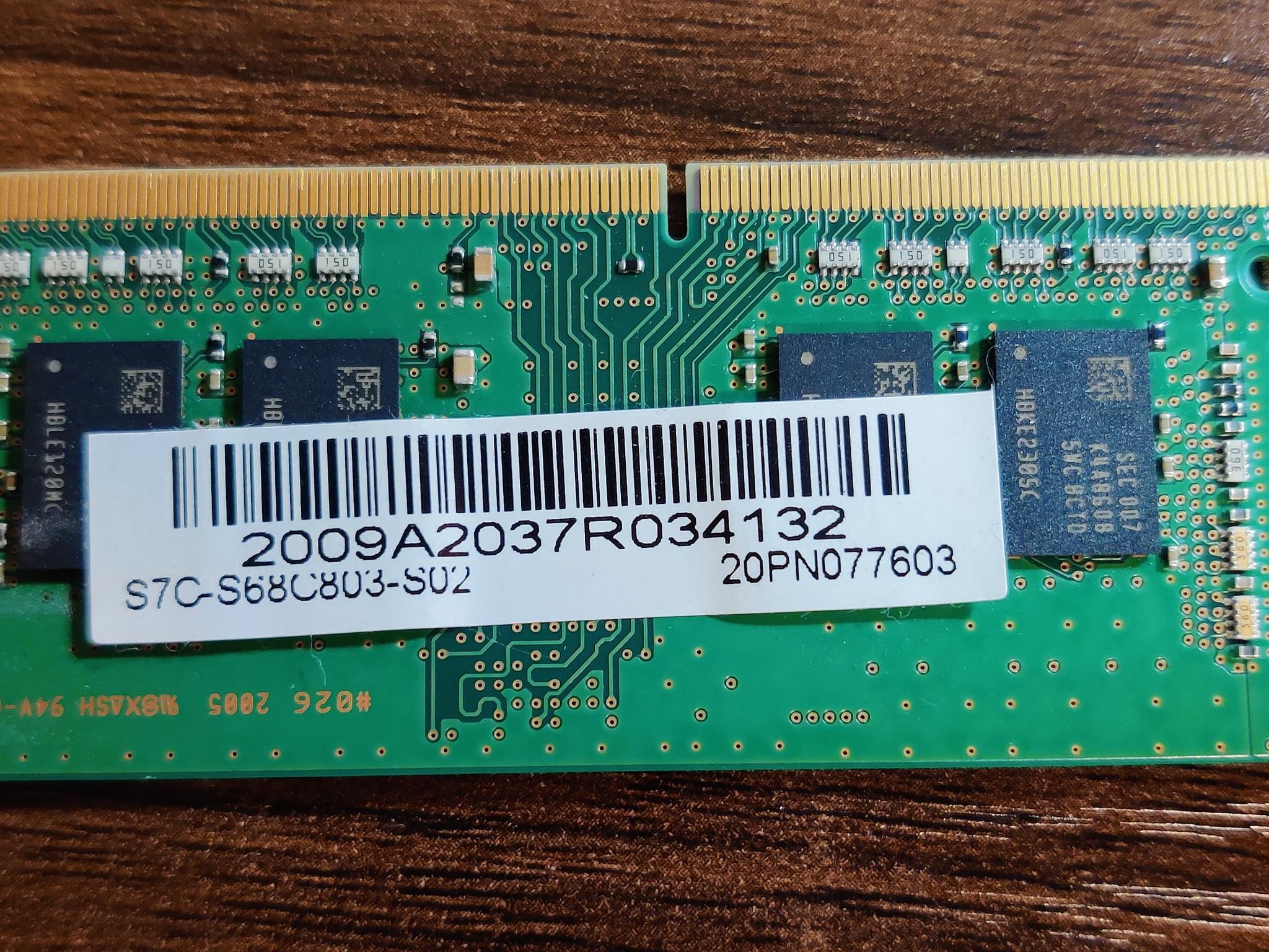 8GB DDR4 SO-DIMM Laptop Memory