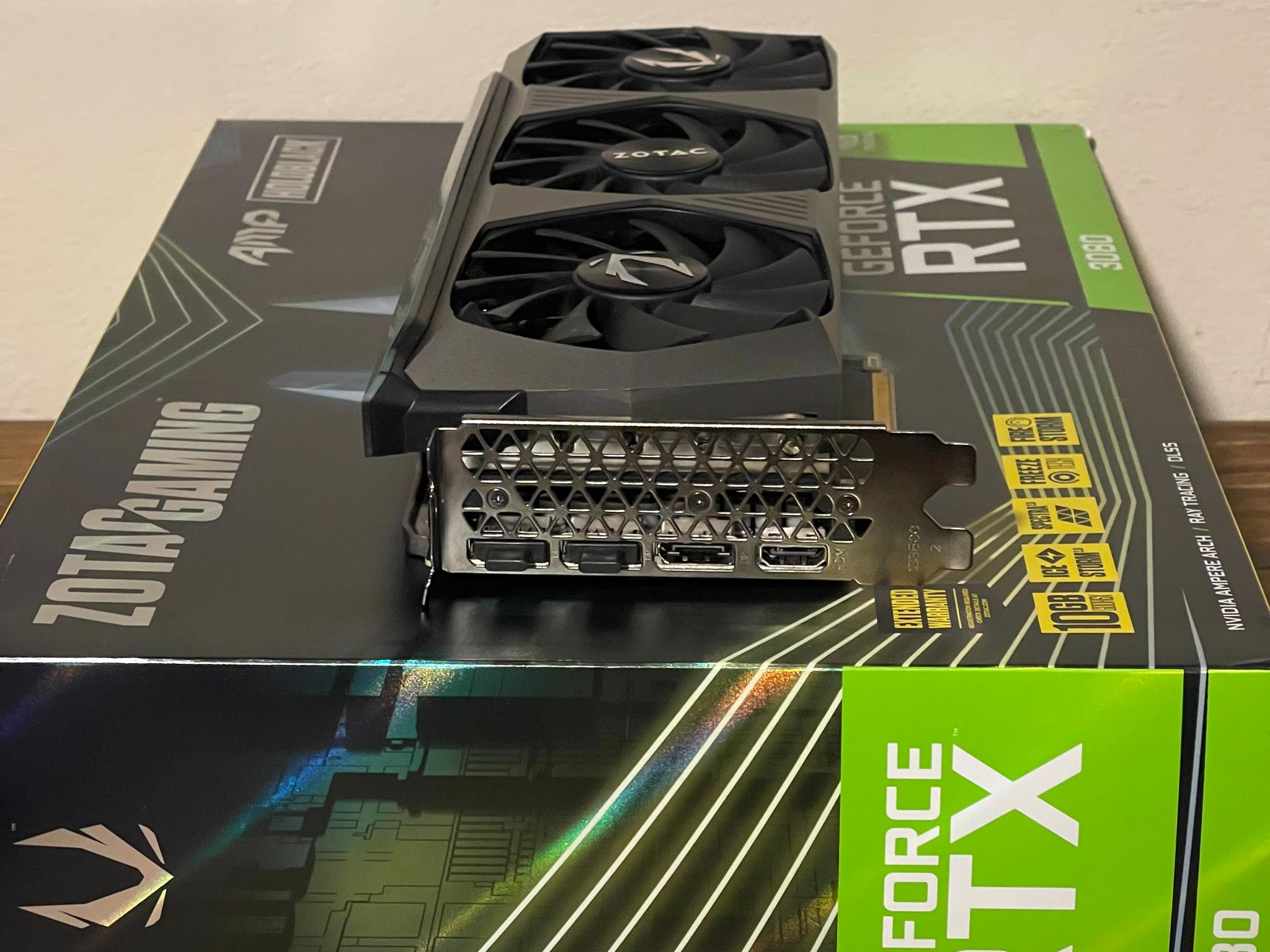 Zotac AMP Holoblack 3080 10GB