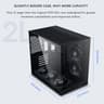 Lian Li O11D MINI V2 Flow-ATX Mid-Tower PC Case-Black-O11DMIV2FX