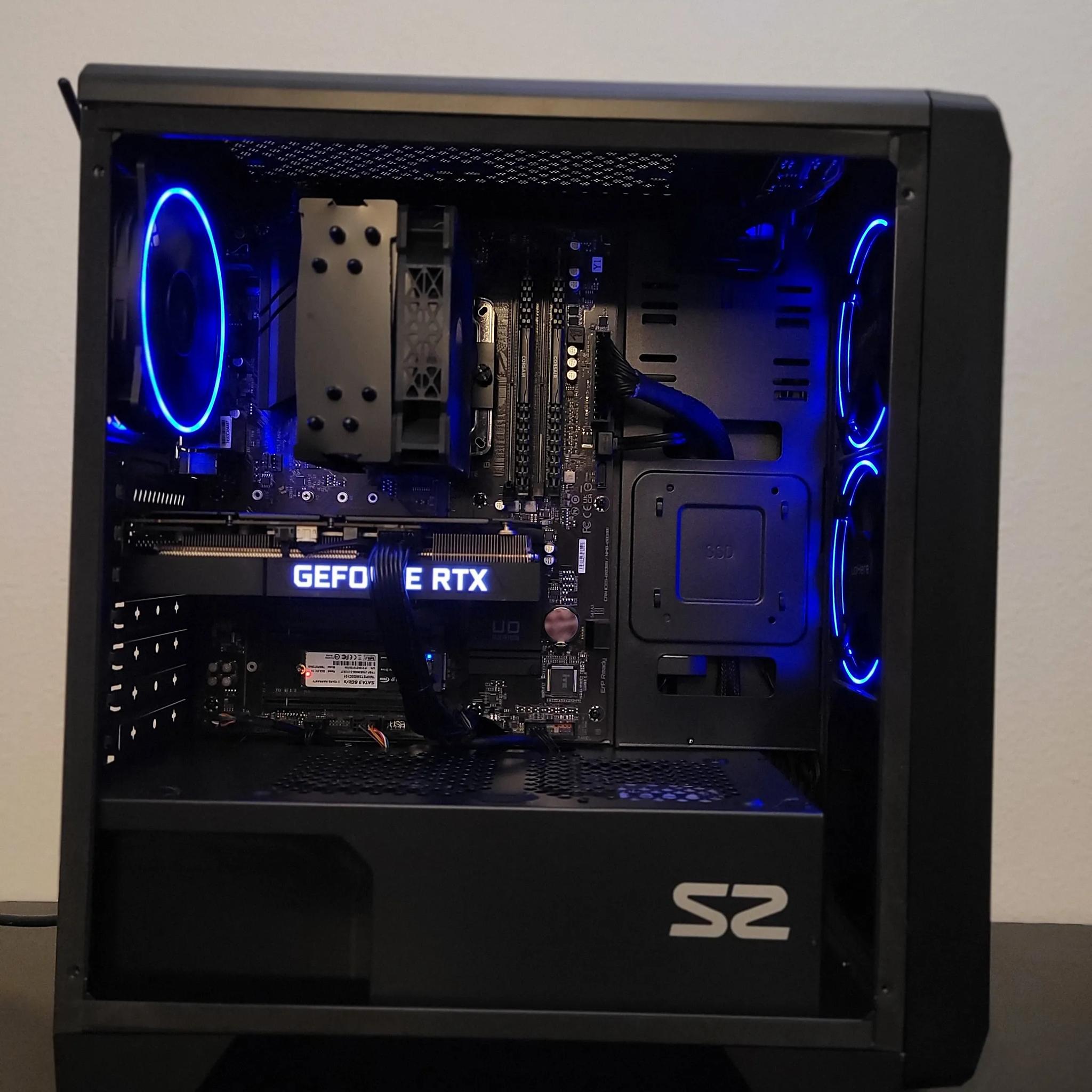Void 1080  // Ryzen 7 5700x // RTX 3060ti // 16GB DDR4 // 256GB SSD+2TB HDD // WIFI + BT