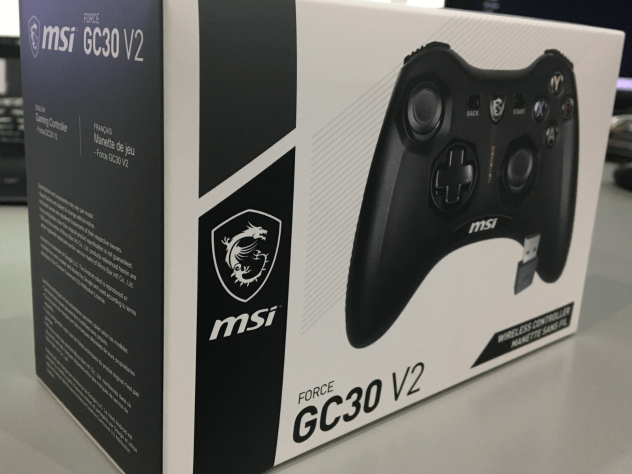 MSI Force GC30 V2 Wireless Gaming Controller for PC FORCEGC30V2