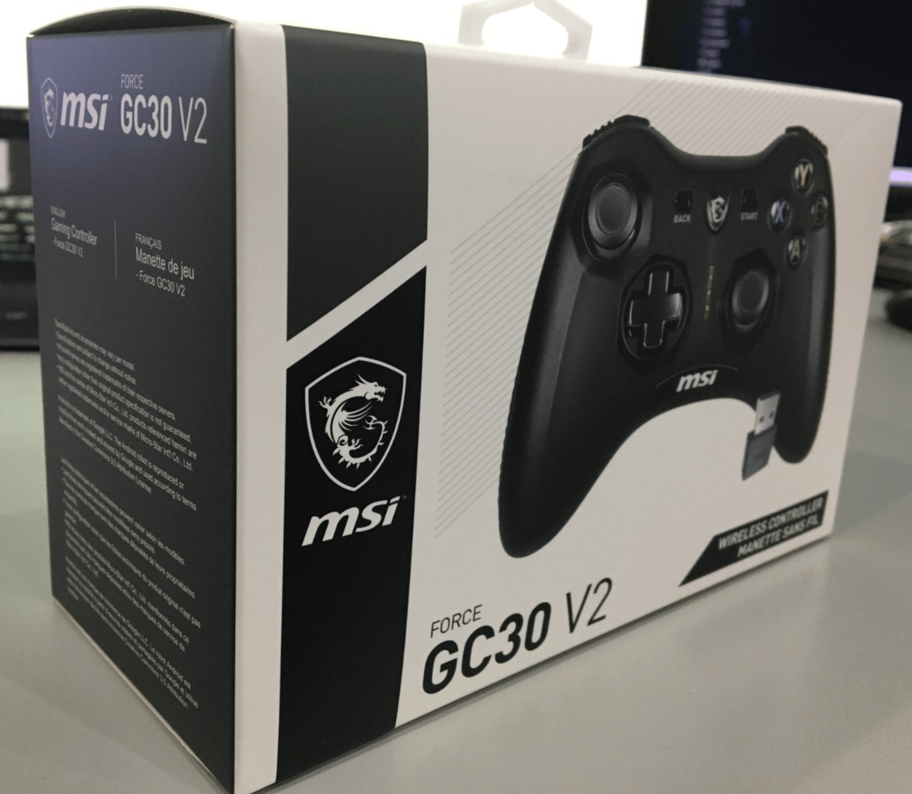 MSI Force GC30 V2 Wireless Gaming Controller for PC FORCEGC30V2