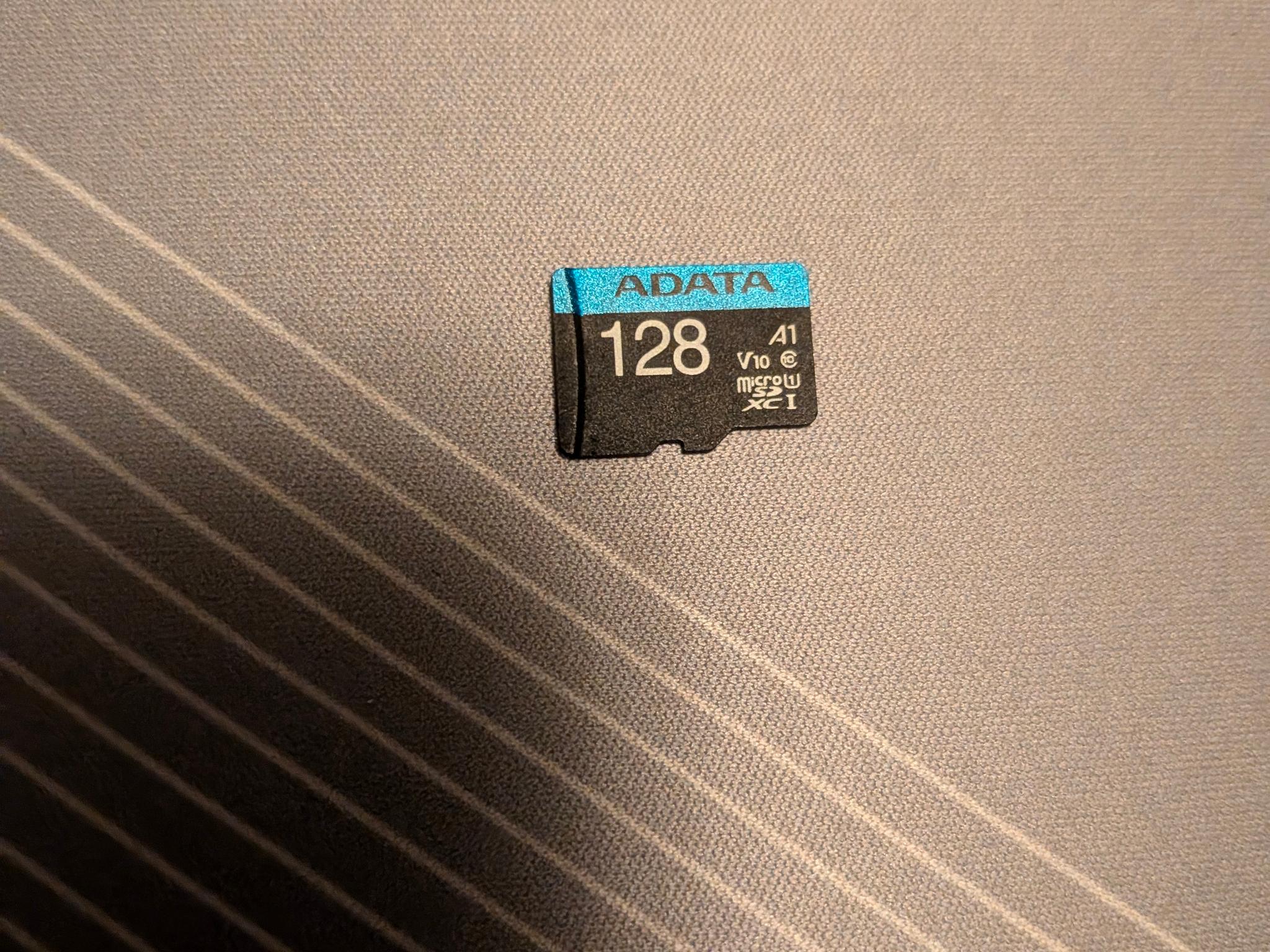 Adata 128gb micro sd card (A1/v10/U1)