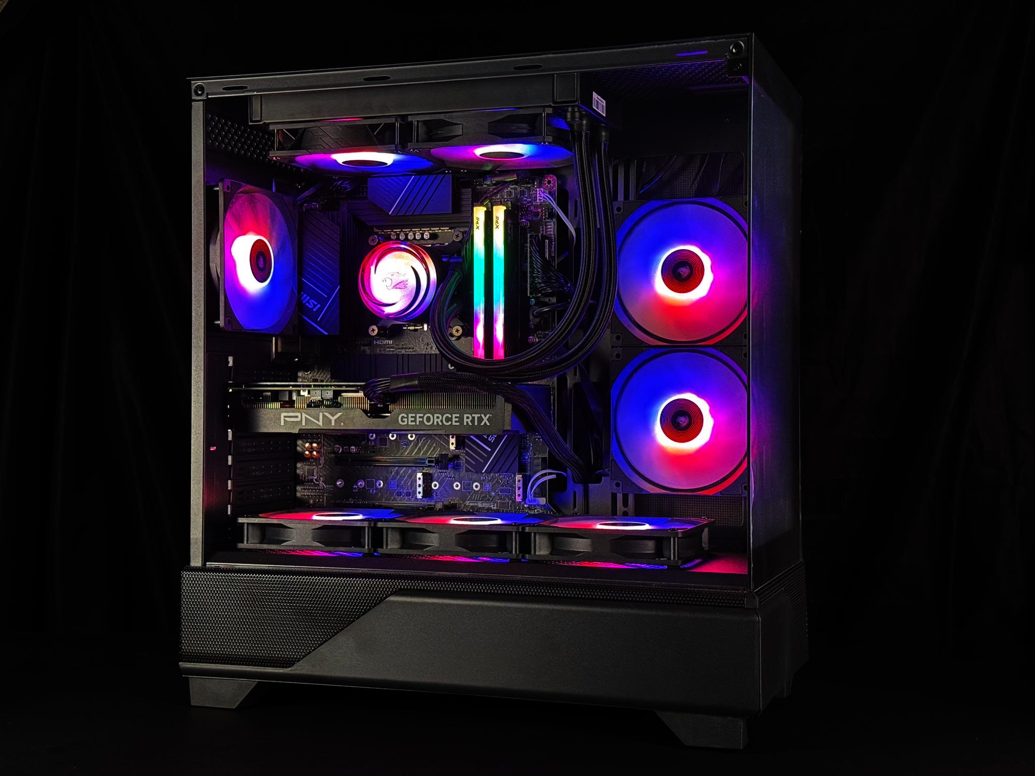🔮 MYSTIC Gaming PC | RTX 4070 SUPER 12GB | i7-14700KF | 32GB RAM | 2TB NVME | WiFi & BT | Free Ship