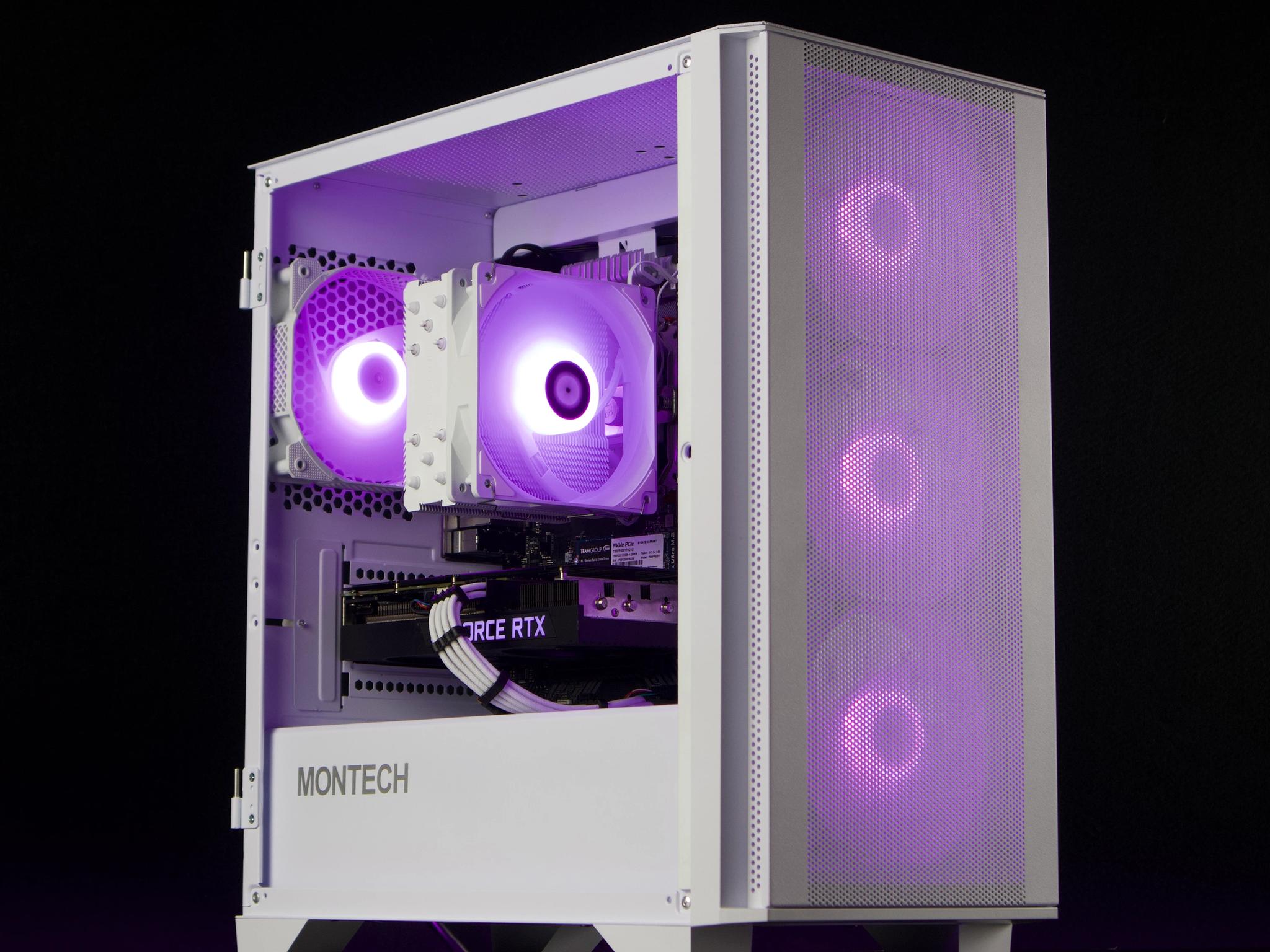 💜🤍💜 RTX 3060 Ti ⚪ Ryzen 5 3600 🟣 16GB RAM ⚪ 1TB NVMe