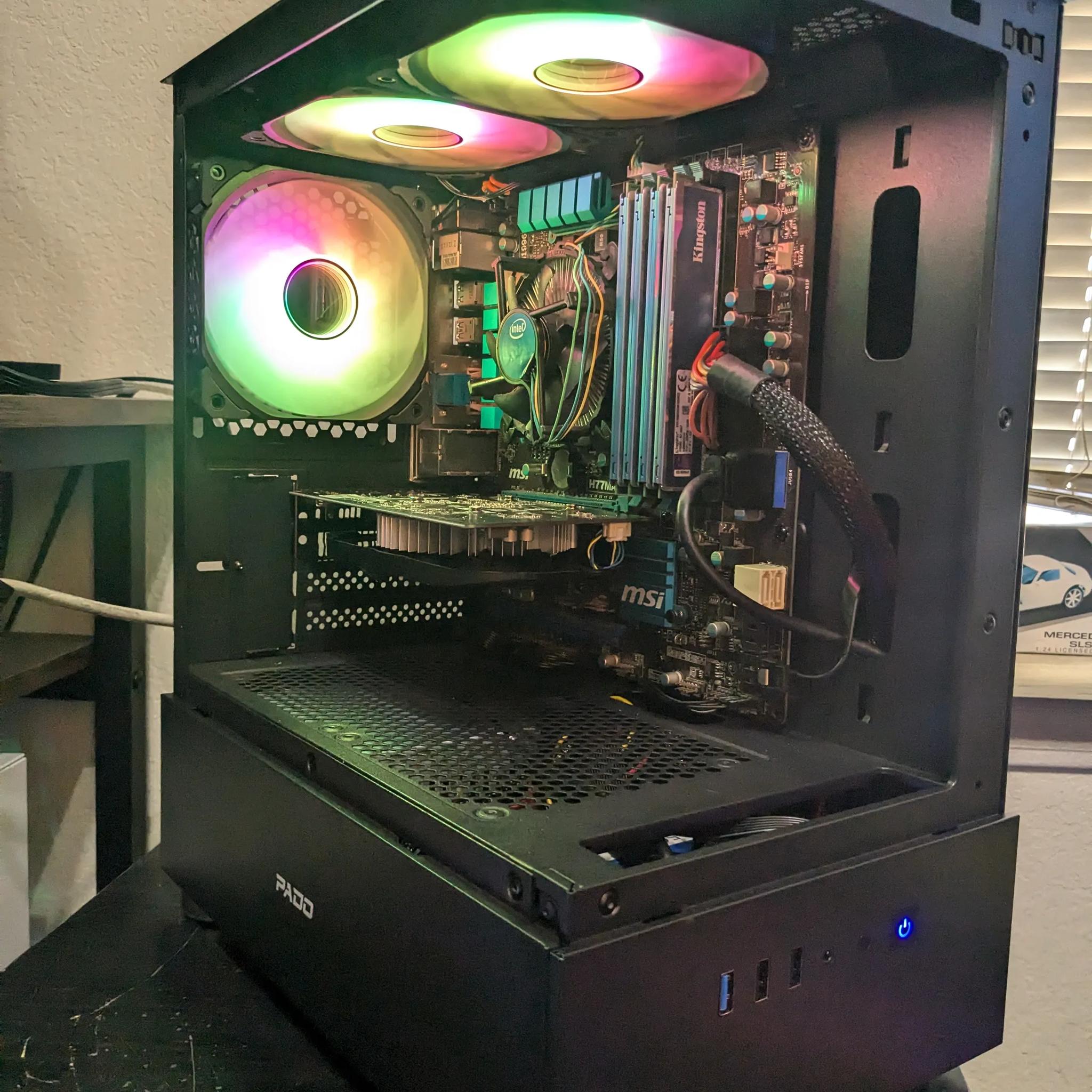 90 FPS Fortnite | 180 Day Warranty | RGB, WiFi, Xeon E3 (i7-2600S), GTX 1050 TI, 500GB SSD, Win10