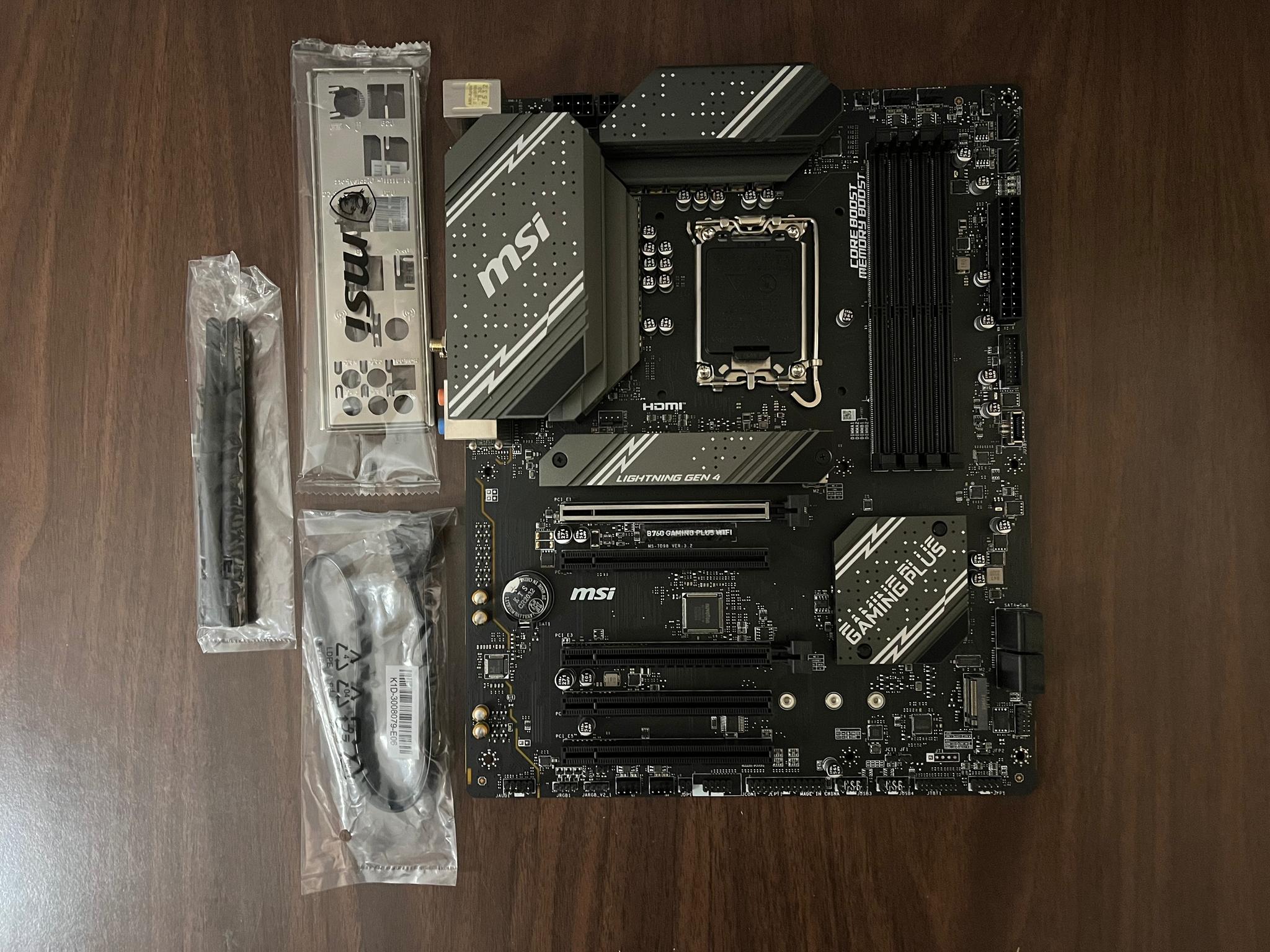 MSI B760 Gaming Plus Wi-Fi ATX Motherboard