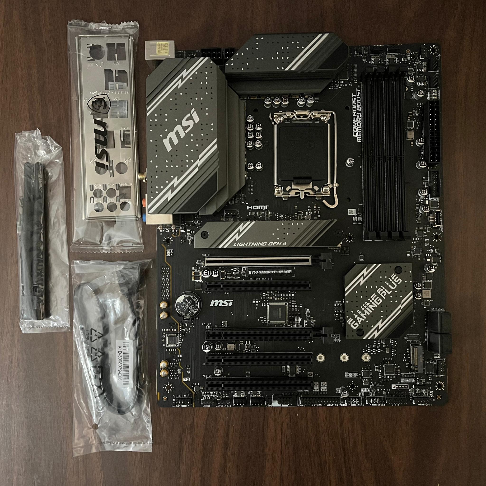 MSI B760 Gaming Plus Wi-Fi ATX Motherboard