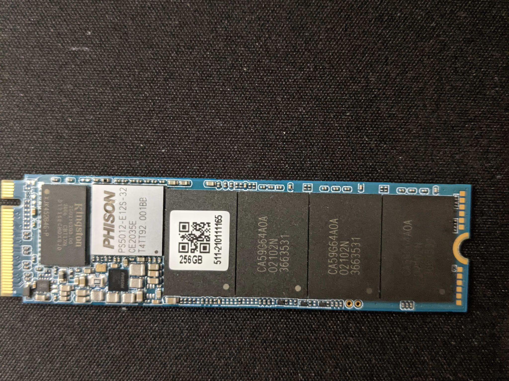 Kingston 256GB NVMe SSD (OEM Model)