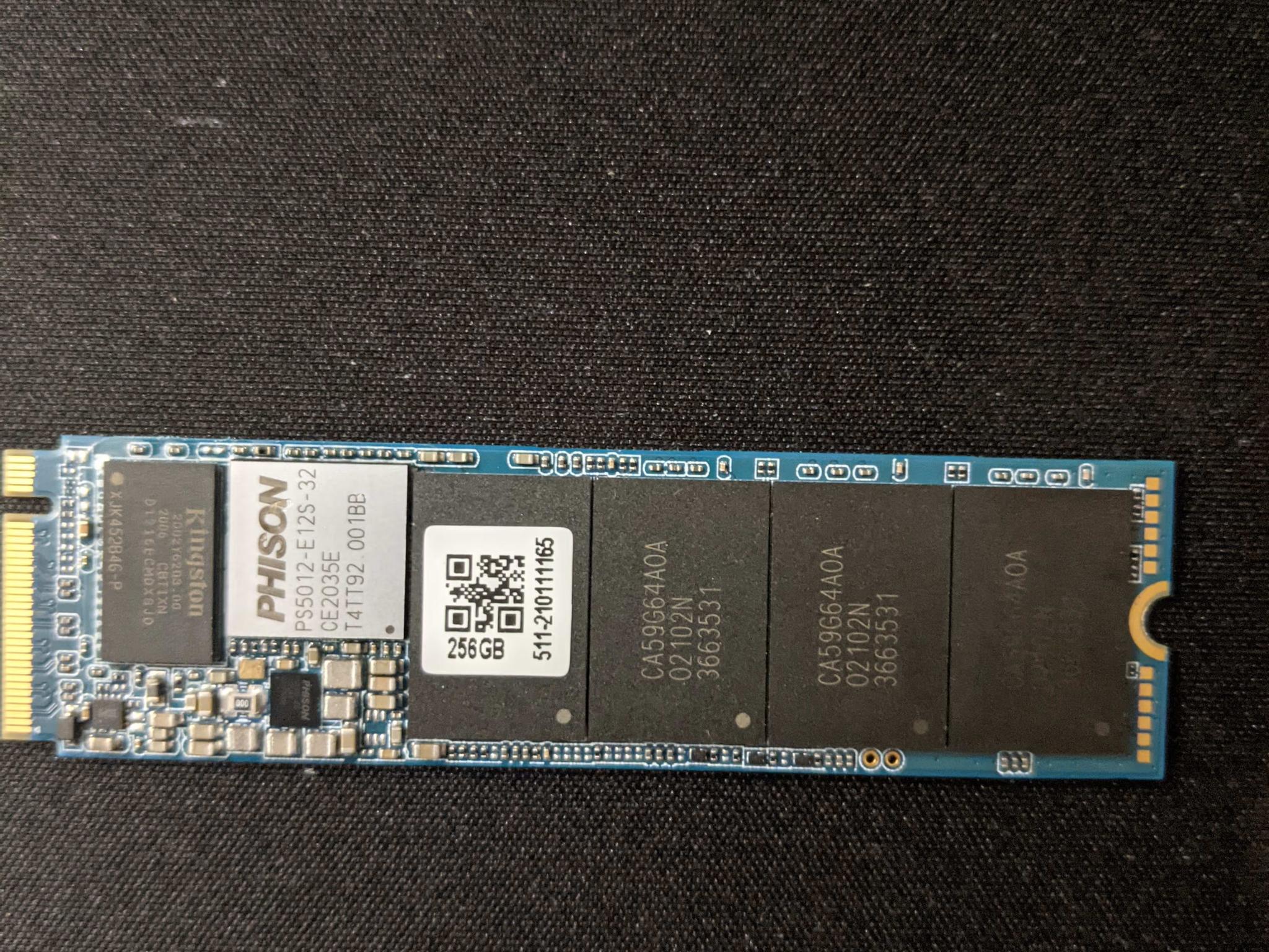 Kingston 256GB NVMe SSD (OEM Model)