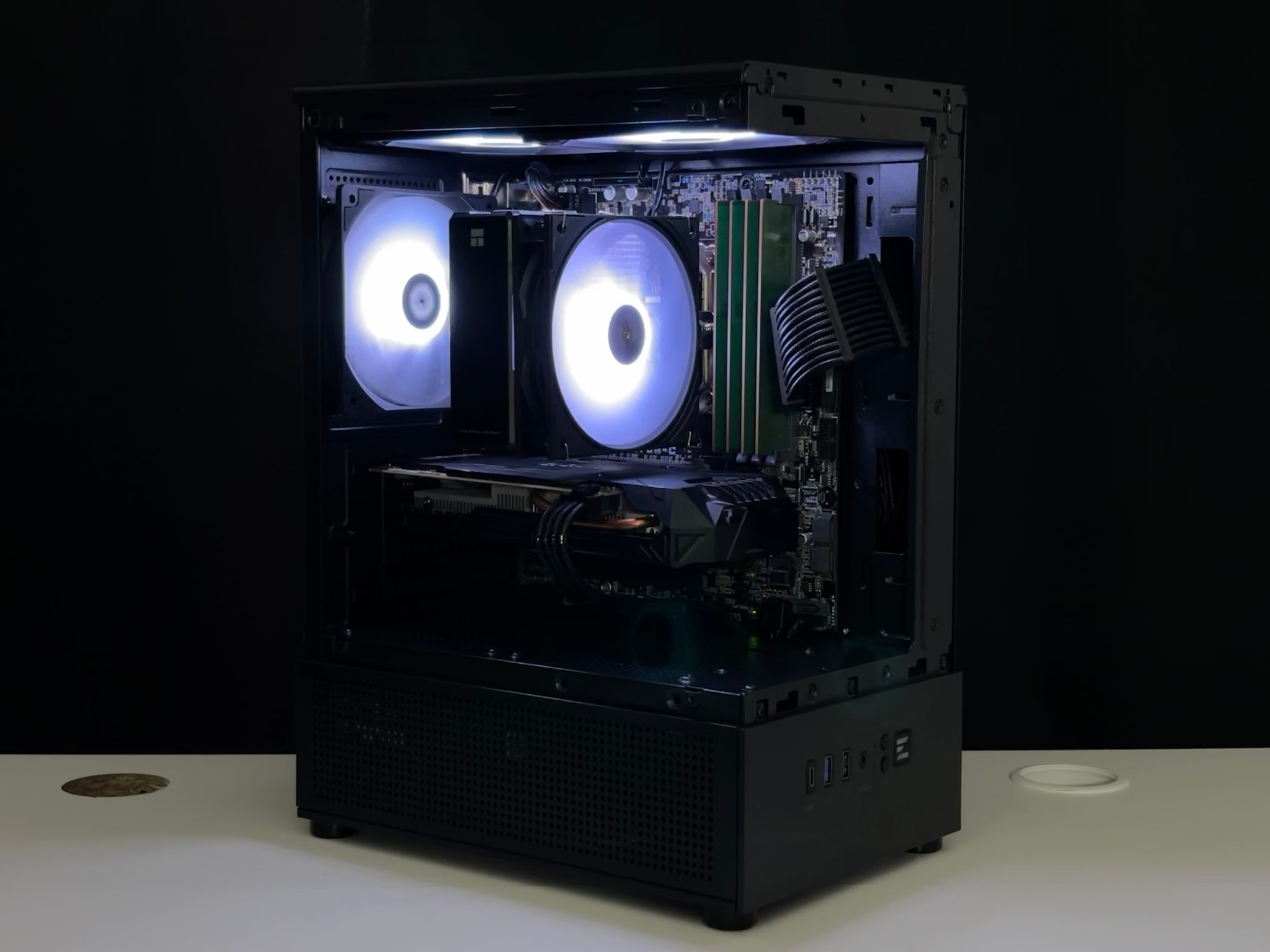 ❤️🔥❤️ Black Gaming PC - GTX 1060 / I7 6700 / 16GB RAM / 1TB HHD / WIFI + BT 🖤🔥🖤