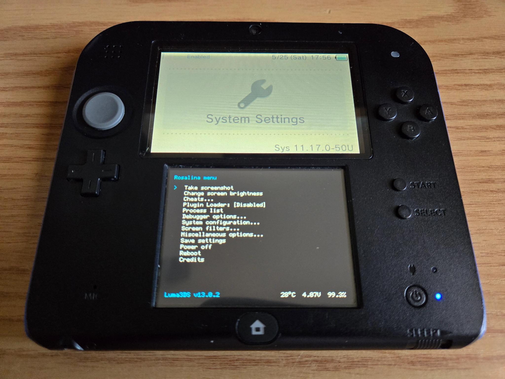 CUSTOM SELLER REFURBISHED Nintendo 2DS Black/Blue Handheld Console Special Multipack