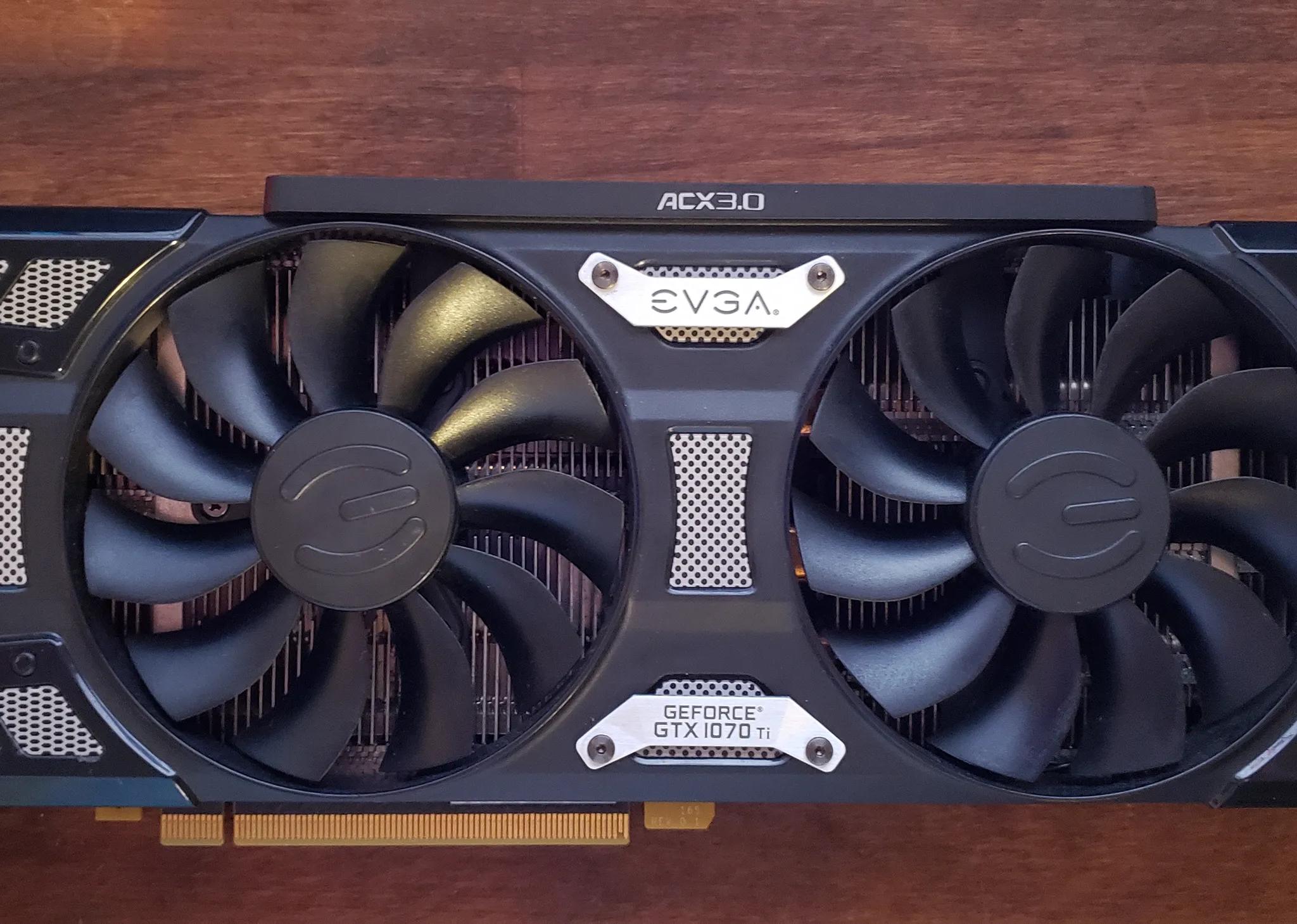 EVGA GTX 1070 Ti SC graphics card