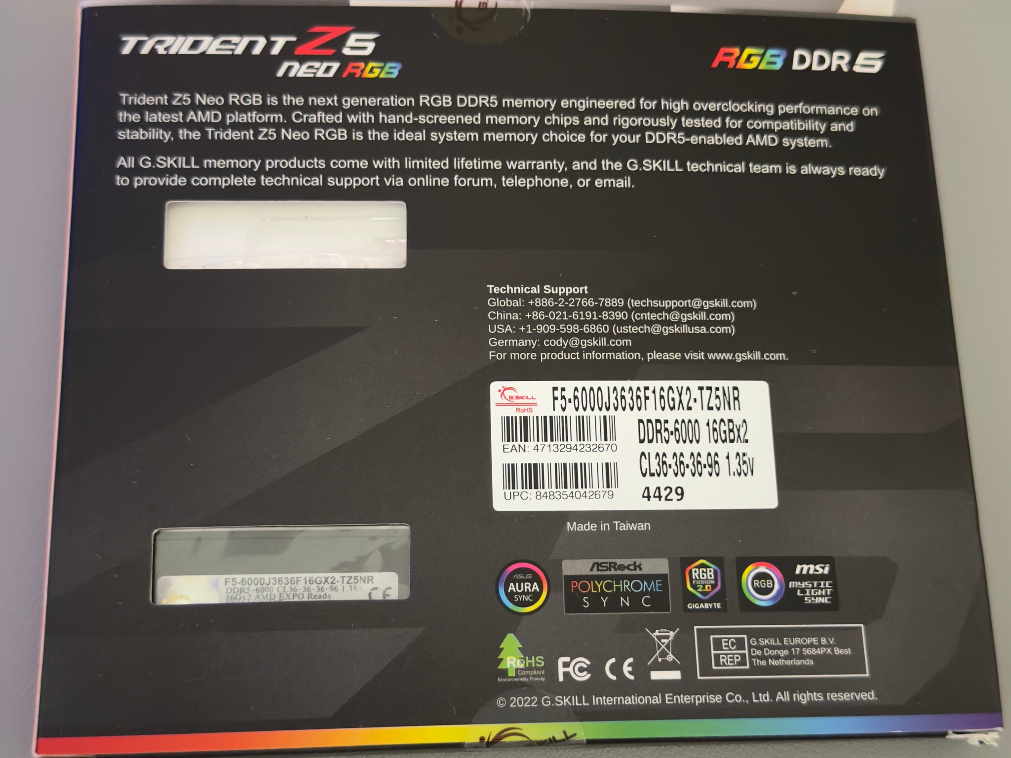 DDR5 RAM 32GB