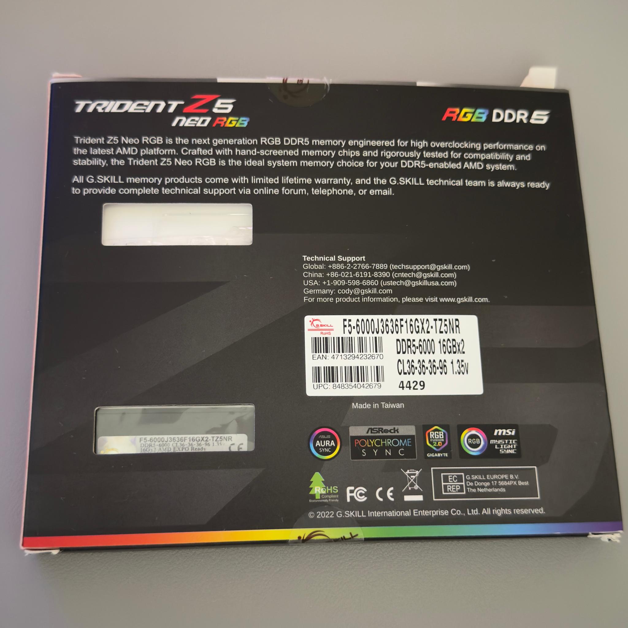 DDR5 RAM 32GB