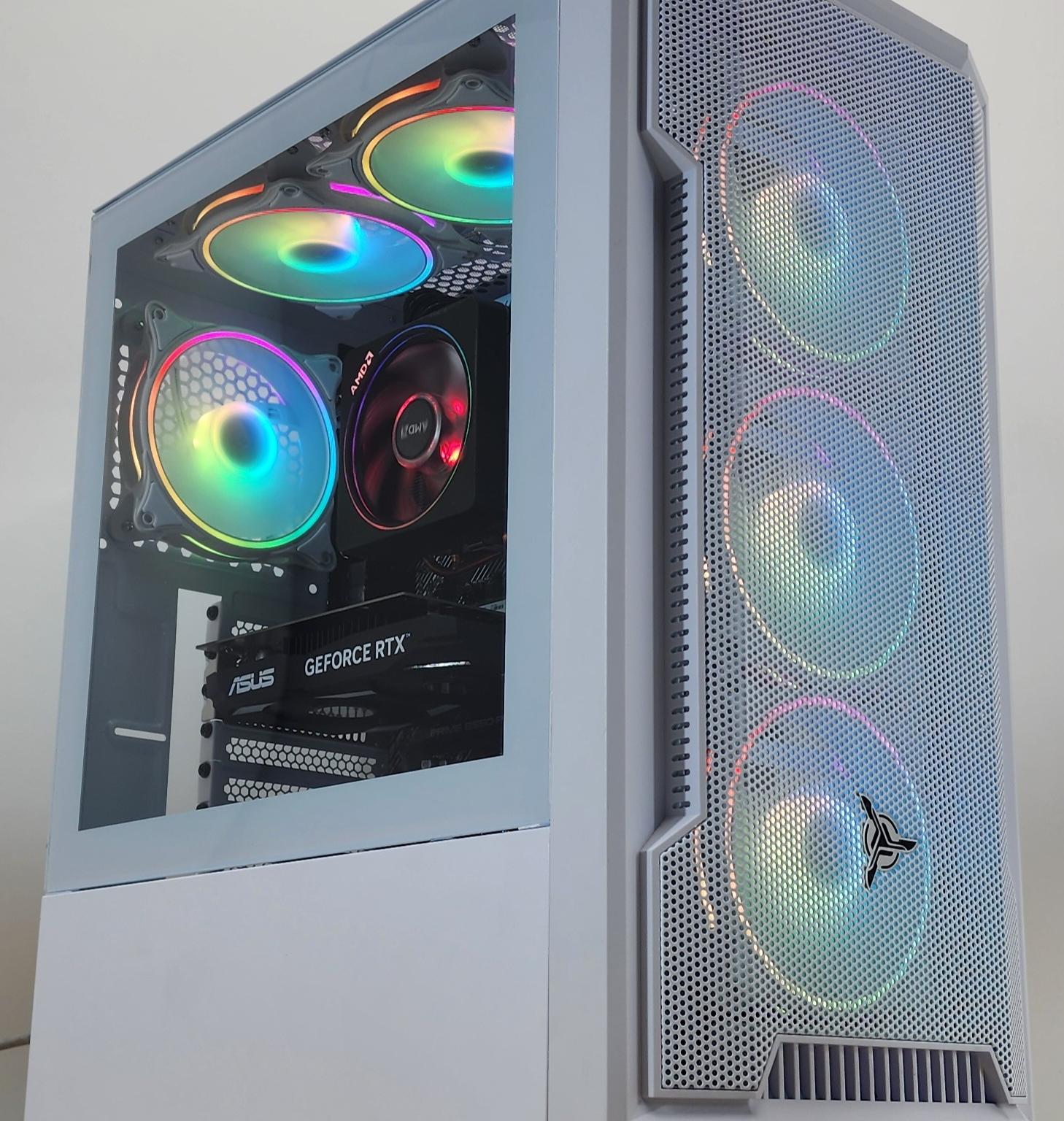 Gaming PC Ryzen 5 5500 16GB RAM 256GB SSD + 1TB HDD RTX 3050 6GB Win11 Computer