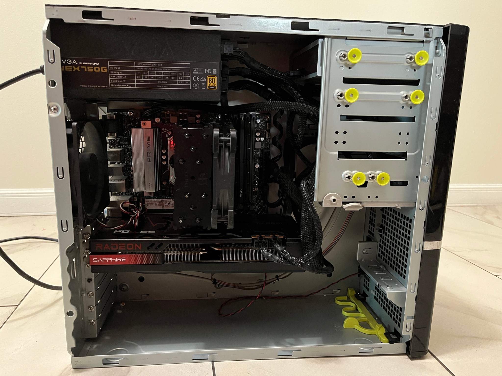 AMD RX 7800 XT 16GB, AMD Ryzen 5 7600x, 16GB RAM, 1TB SSD - High FPS Office Gaming PC w/ Wi-Fi & BT