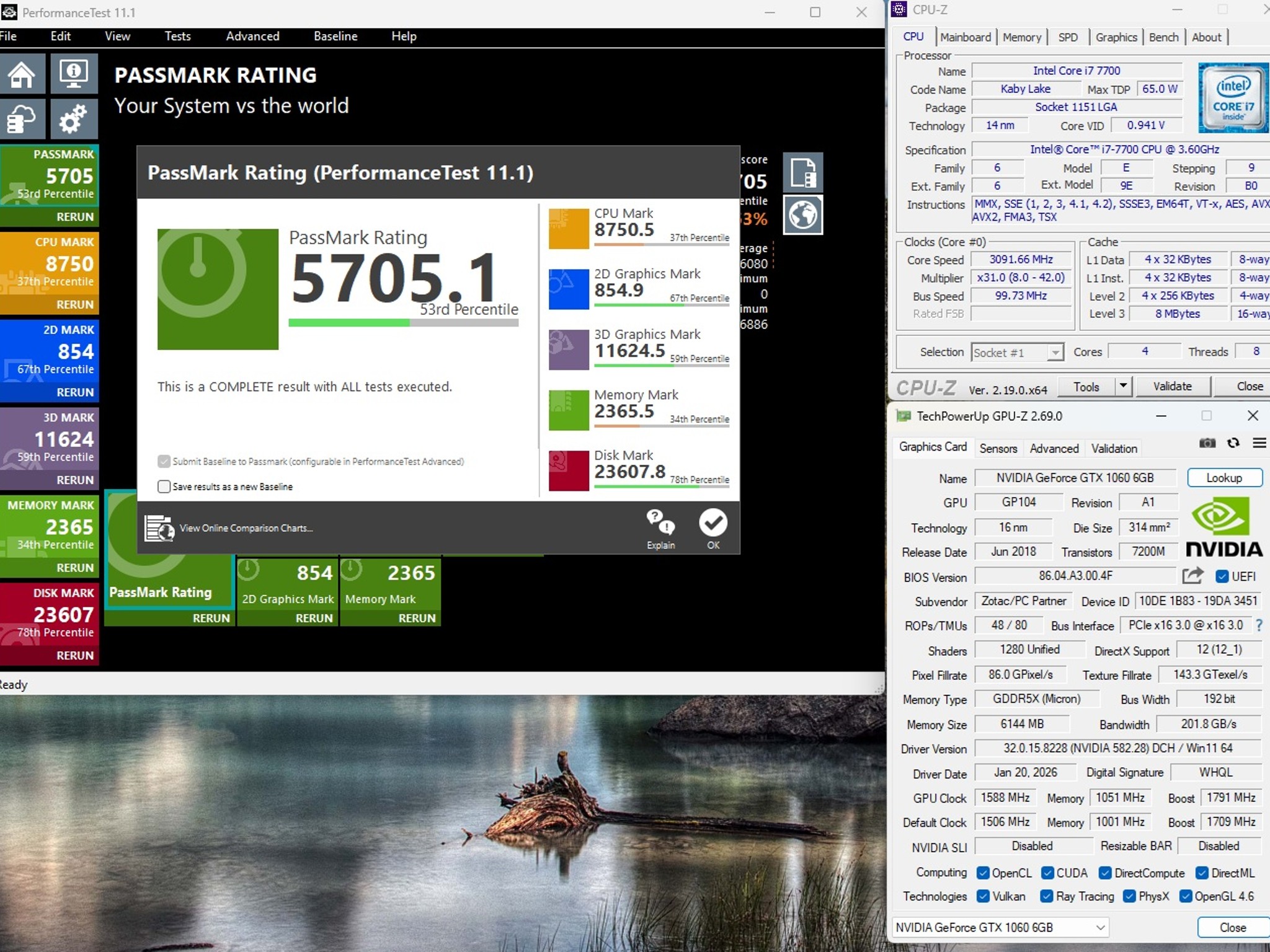 Ultra Budget Gaming Done Right! i7 7700, Zotac GTX 1060 6GB, 8GB Ram, Windows 11