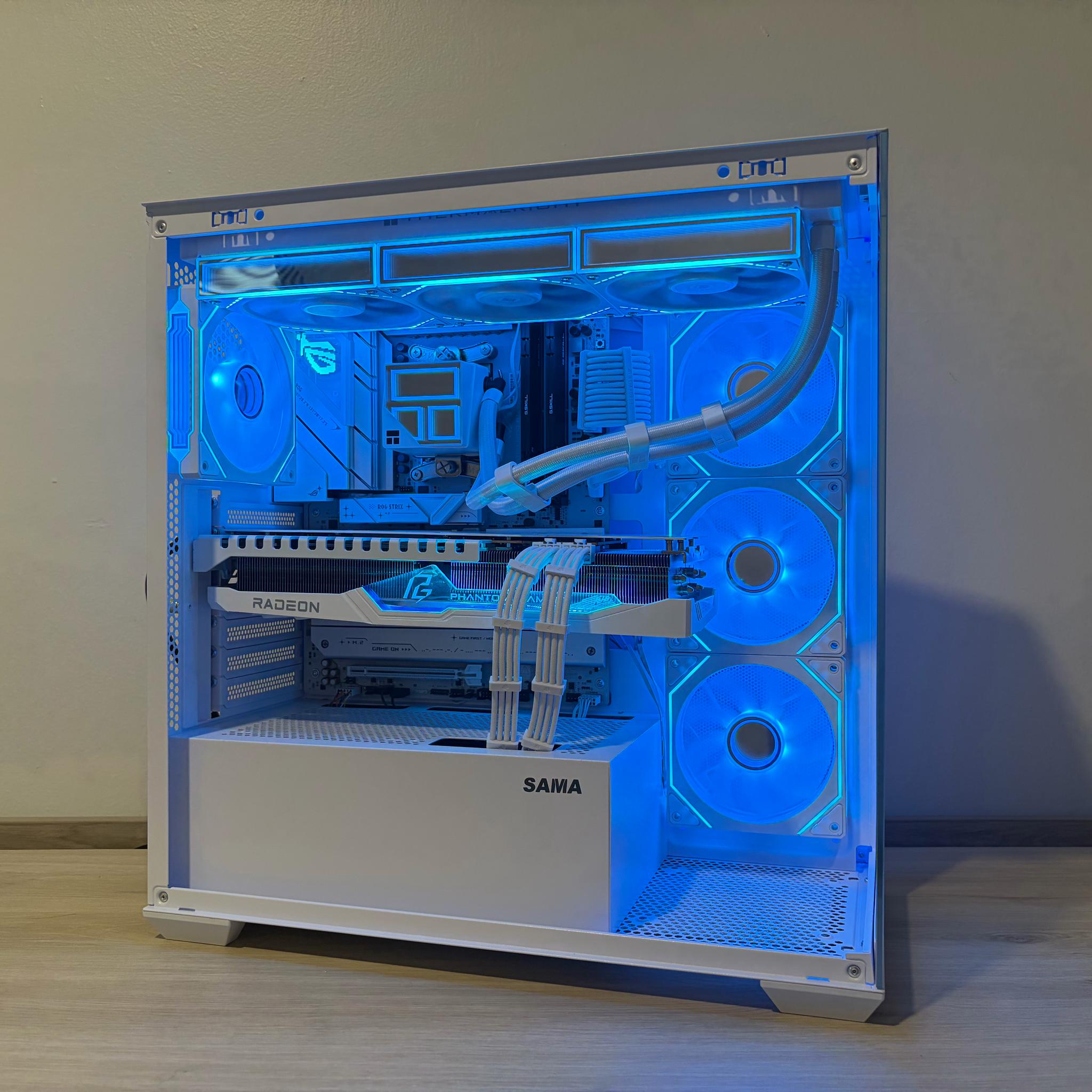 👻 Phantom 👻 Ryzen 5 9600X RX 7900 XT 20GB 32GB DDR5 1TB M.2 Win 11Pro Gaming PC