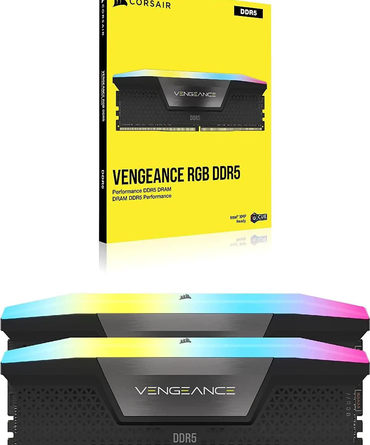 CORSAIR Vengeance RGB 32GB (2 x 16GB) 6400 CL36 DDR5 Desktop RAM