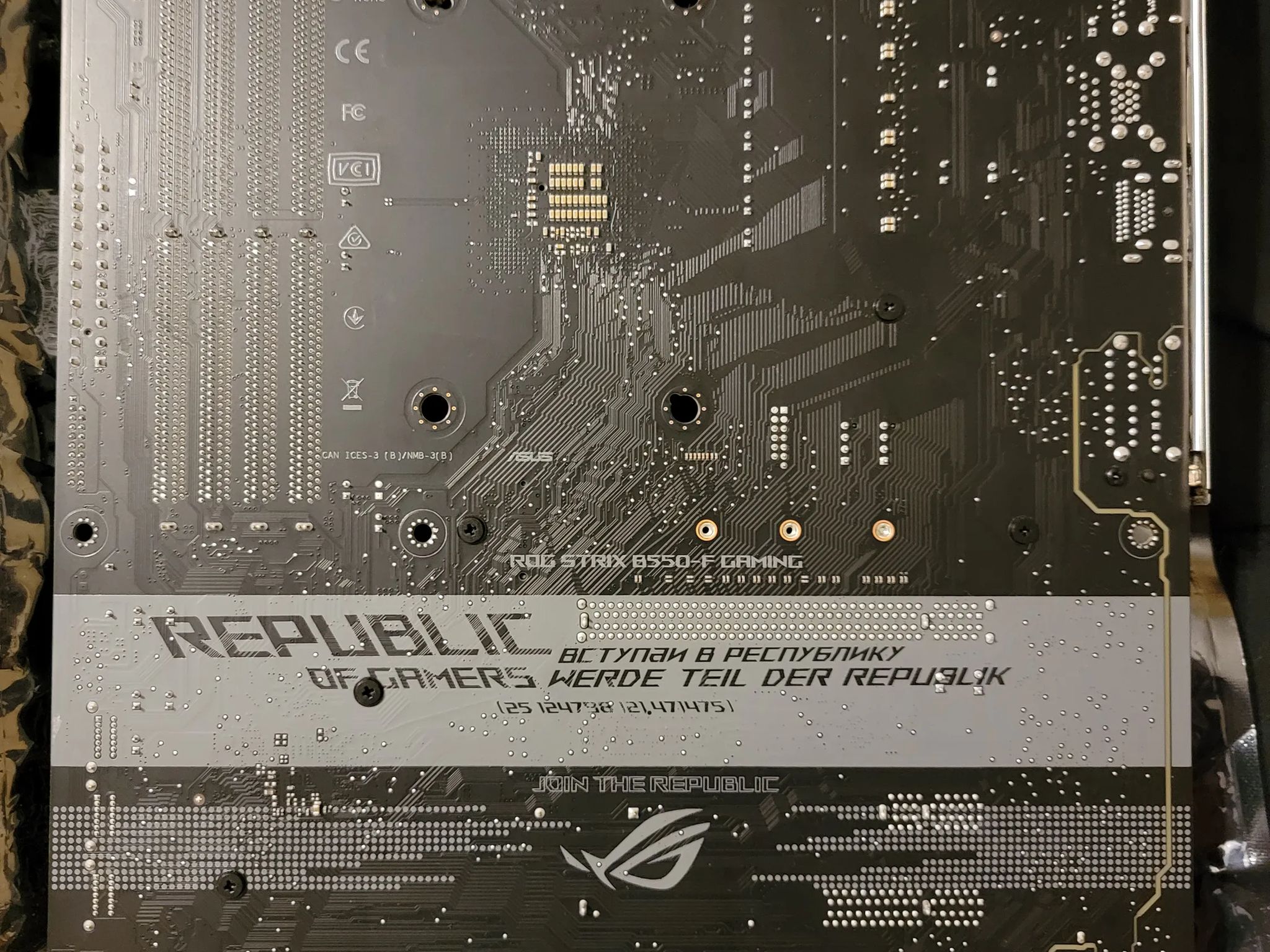 Strix B550-F GAMING Motherboard. AM4 PCIE GEN4
