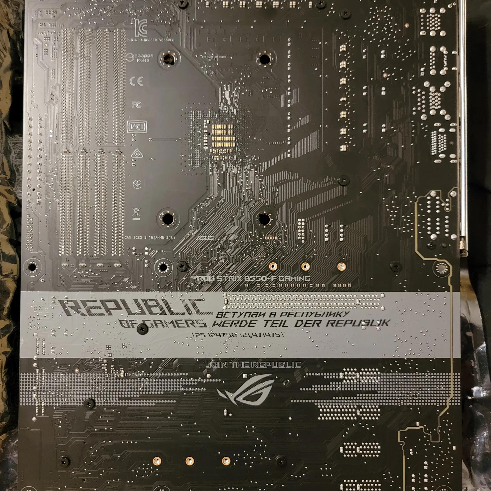 Strix B550-F GAMING Motherboard. AM4 PCIE GEN4