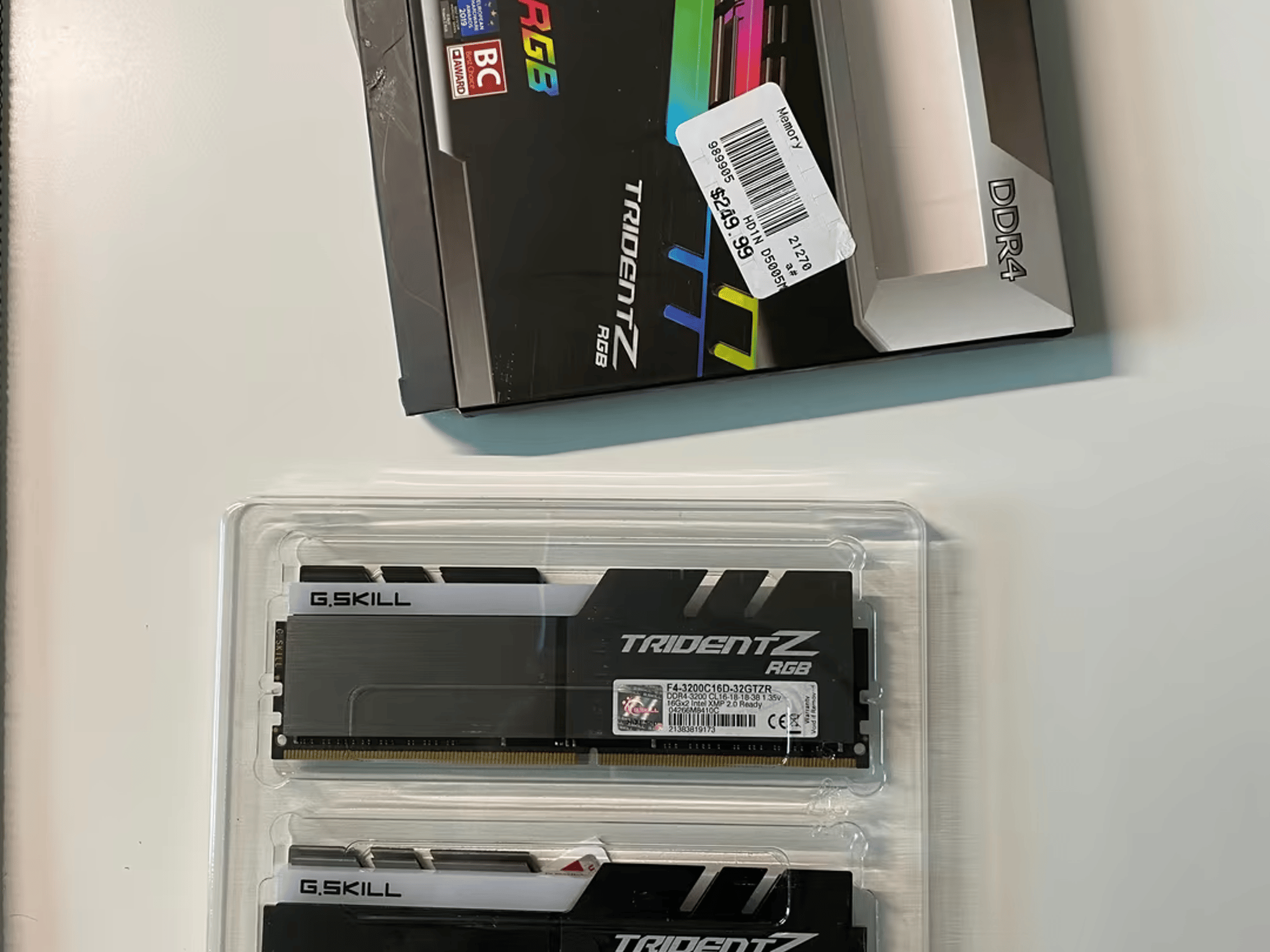 G.Skill Trident Z RGB 32 GB 3200mhz