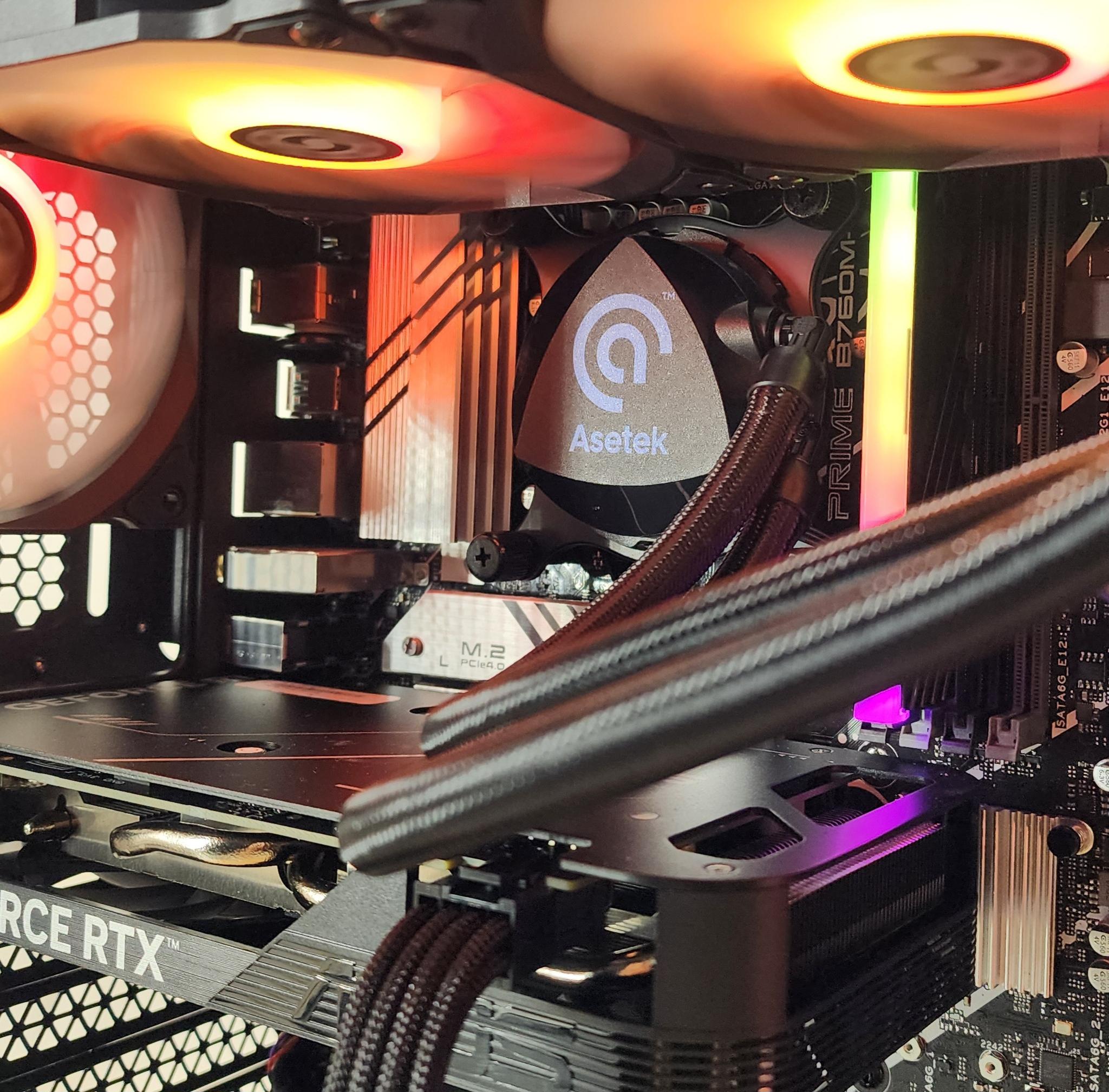 Gaming PC i3-14100F 16GB RAM 500GB SSD RTX 4060 8GB Windows 11 Computer