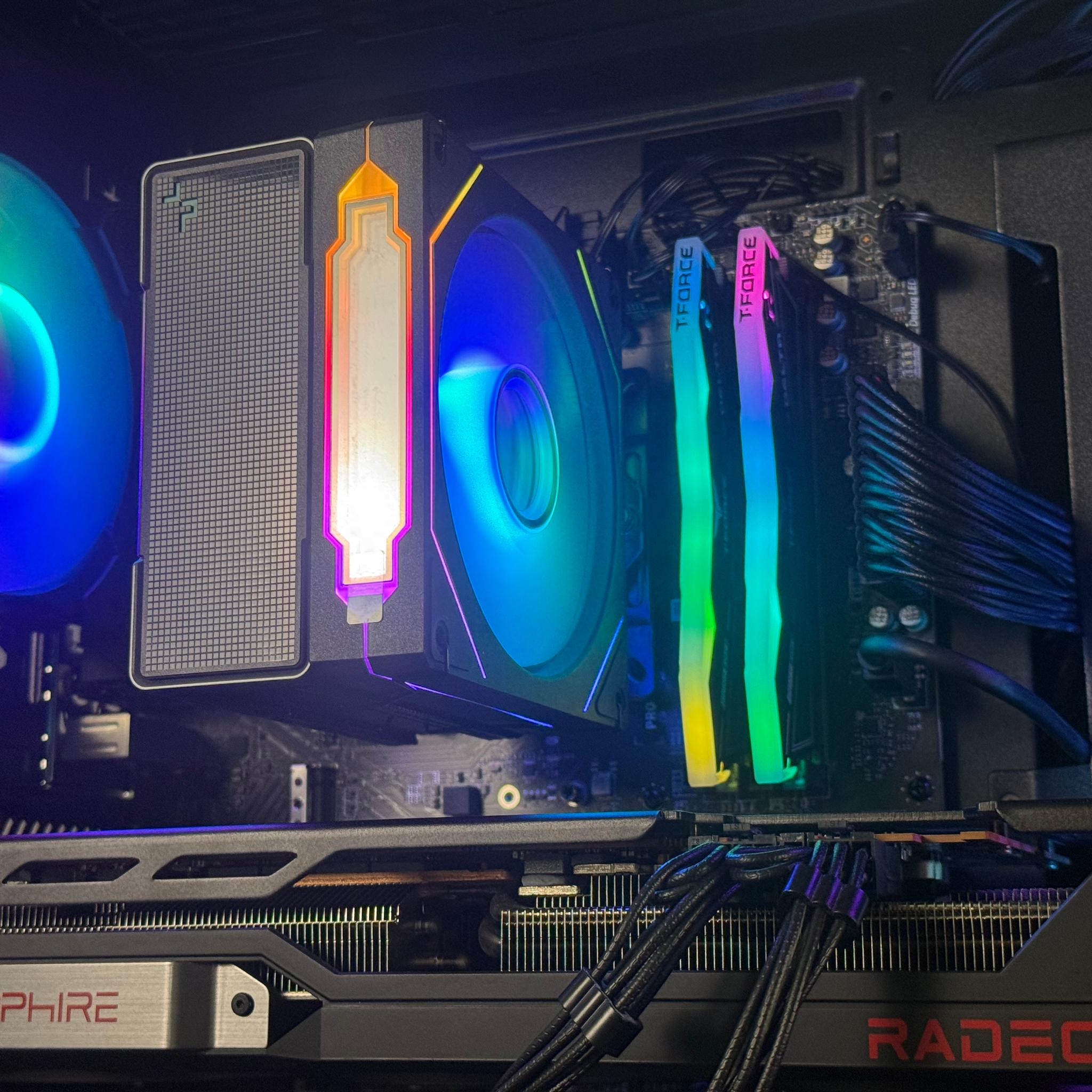 🌌🟣 STELLAR Gaming PC | RX 7900 XT 20GB | Ryzen 5 7600x | 32GB | 1TB NVME | Free Shipping