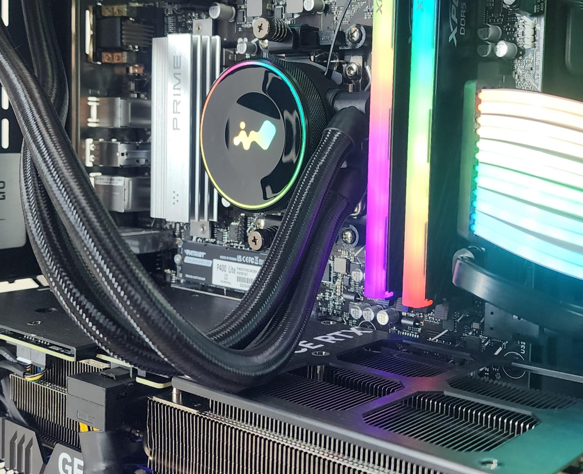 Gaming PC Ryzen 5 7600X3D 32GB RAM 2TB SSD RTX 4070 Ti SUPER 16GB Win11 Computer