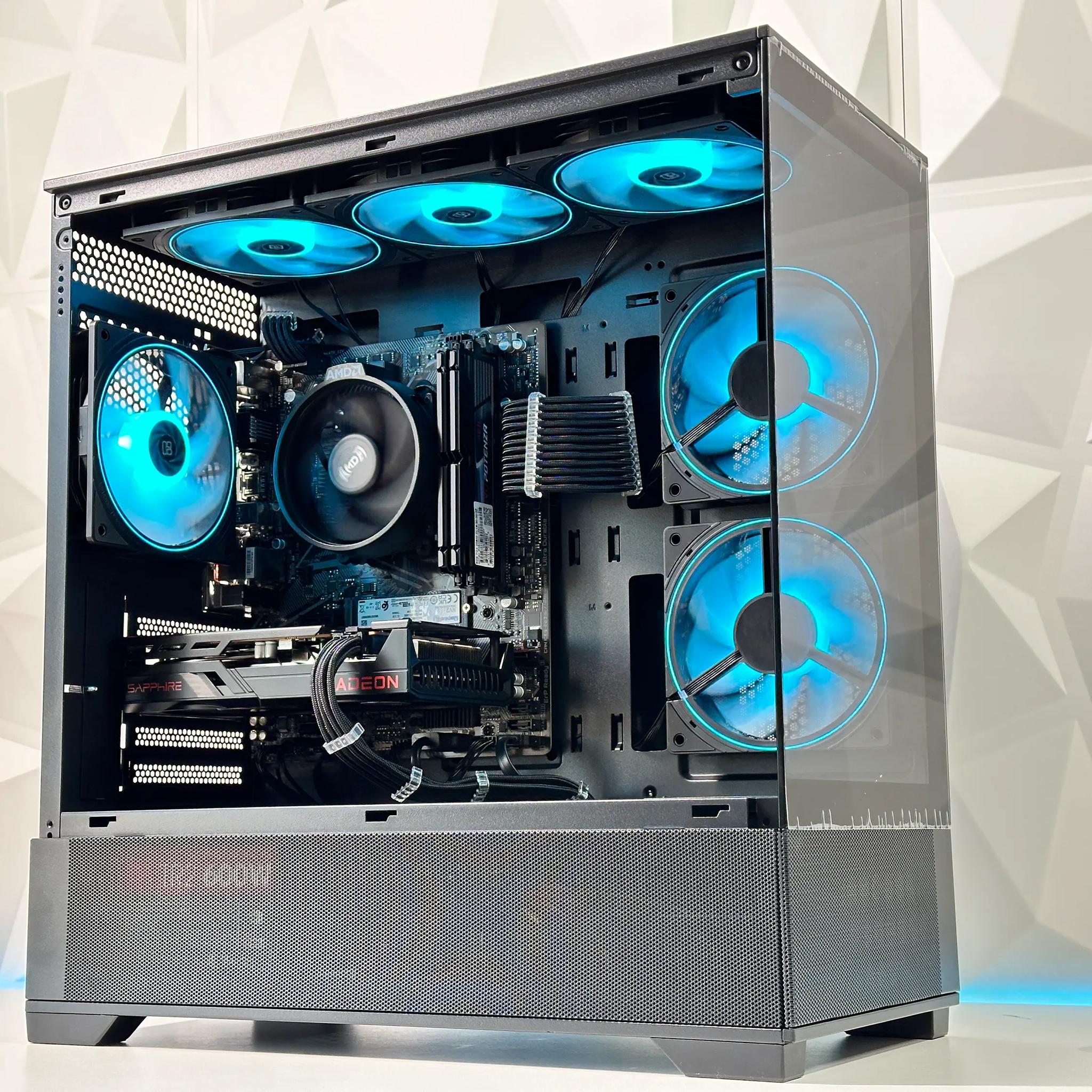 💥4️⃣➡💵1080P|| Gaming PC🚀AMD RX 6600 8GB🚀AMD Ryzen 5 3600🚀16GB DDR4🚀750GB  SSD