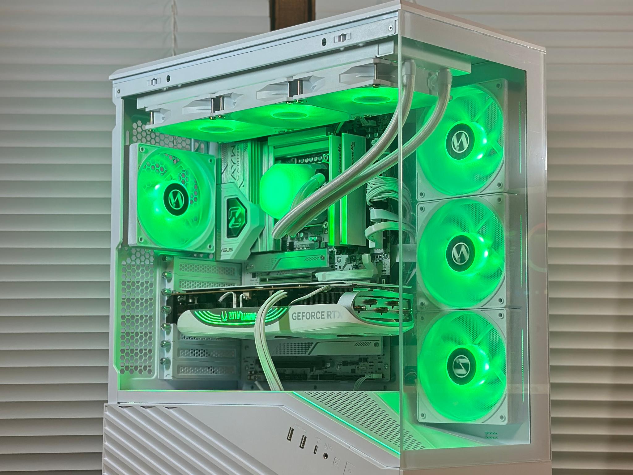 RTX 4080S 16GB | Intel Core Ultra 265KF | 48GB DDR5 | 2TB NVME | Win11 | WIFI | 4K White Gaming PC