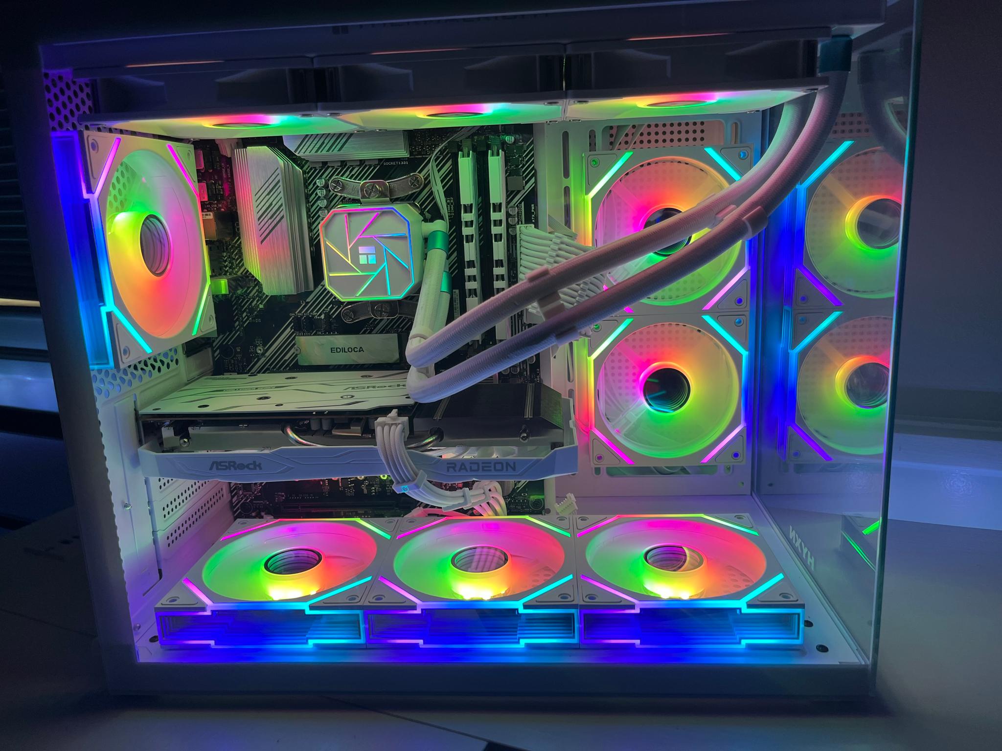 Radeon RX 6600 Custom Gaming PC - Ryzen 5 5500, 16GB RAM