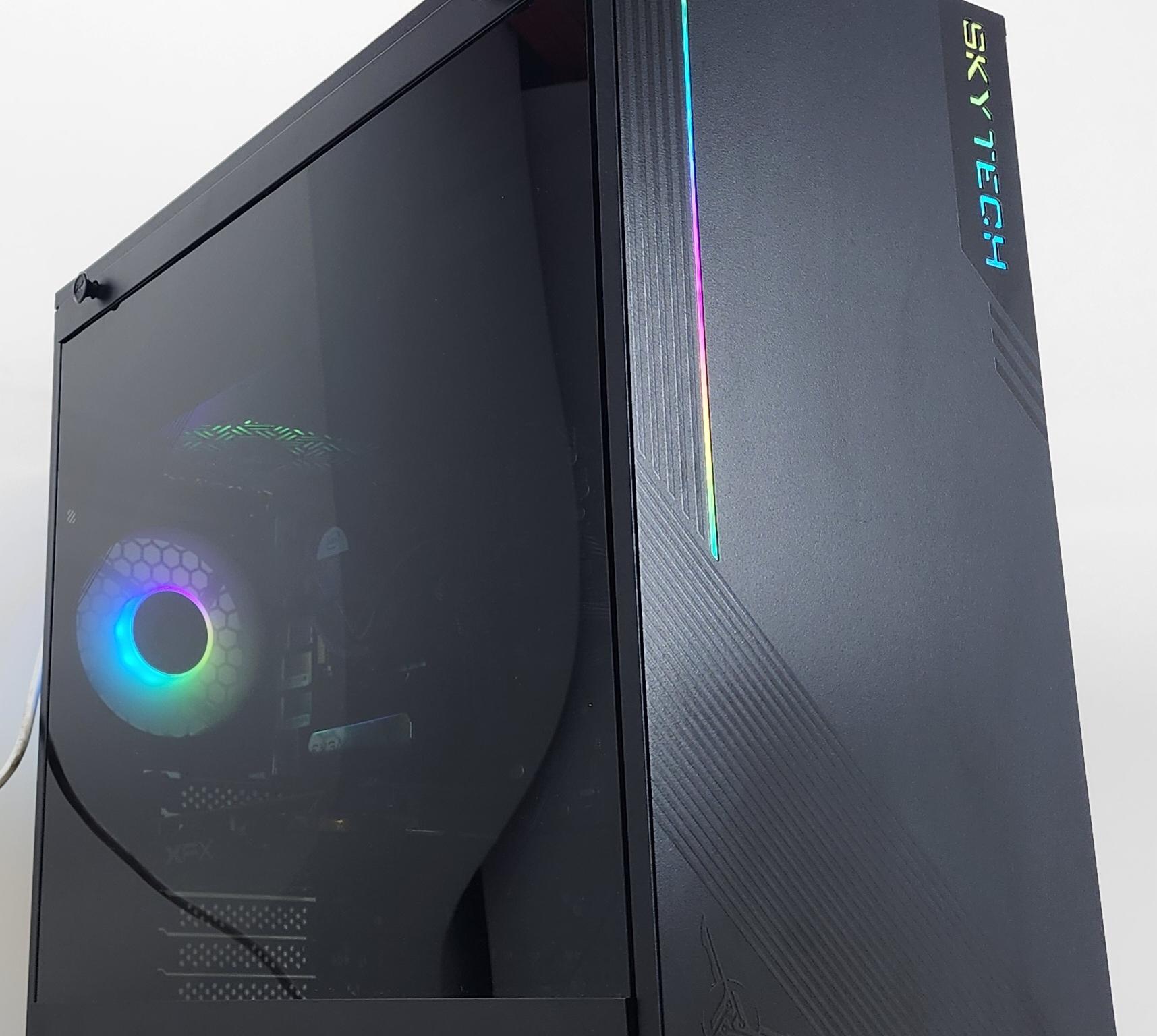 Gaming PC i7-950 16GB RAM 128GB SSD + 1TB HDD RX 470 8GB Windows 11 Computer