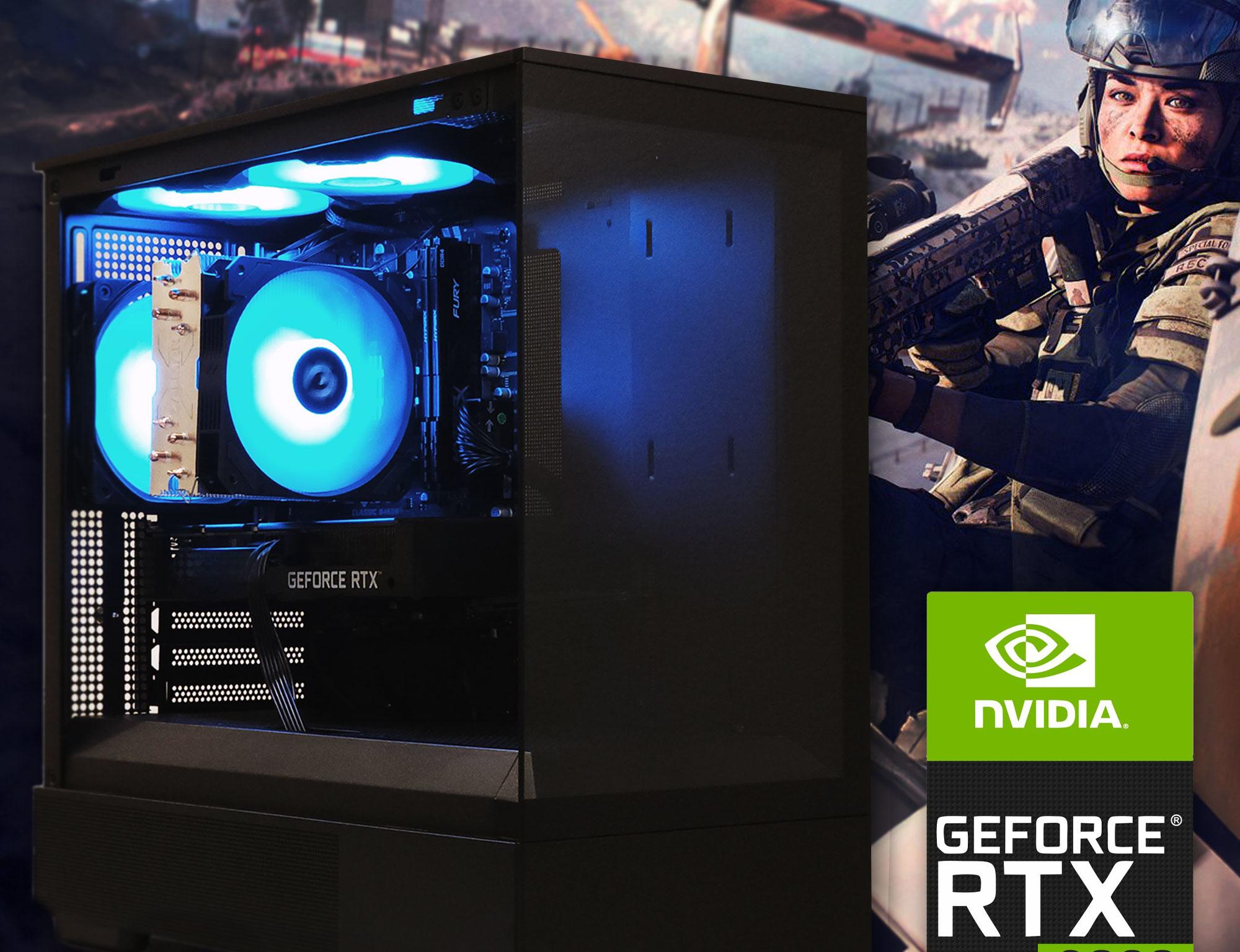 👑 High Performance! | AMD Ryzen 5 5500, RTX 2080, 16GB DDR4, 1TB NVME M.2 SSD, WIFI & BT, WIN 10