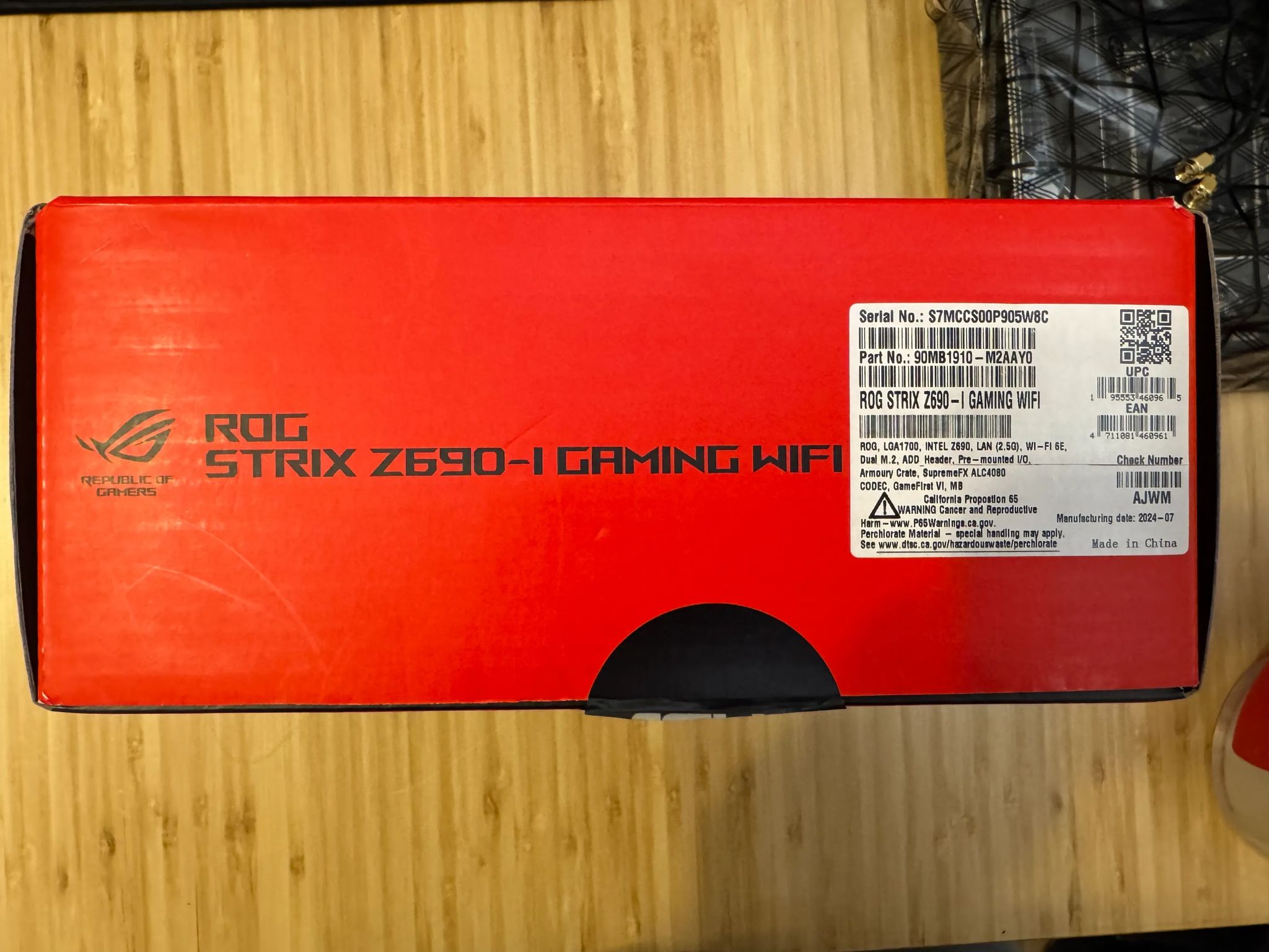ASUS ROG STRIX Z690-I Gaming WIFI Motherboard