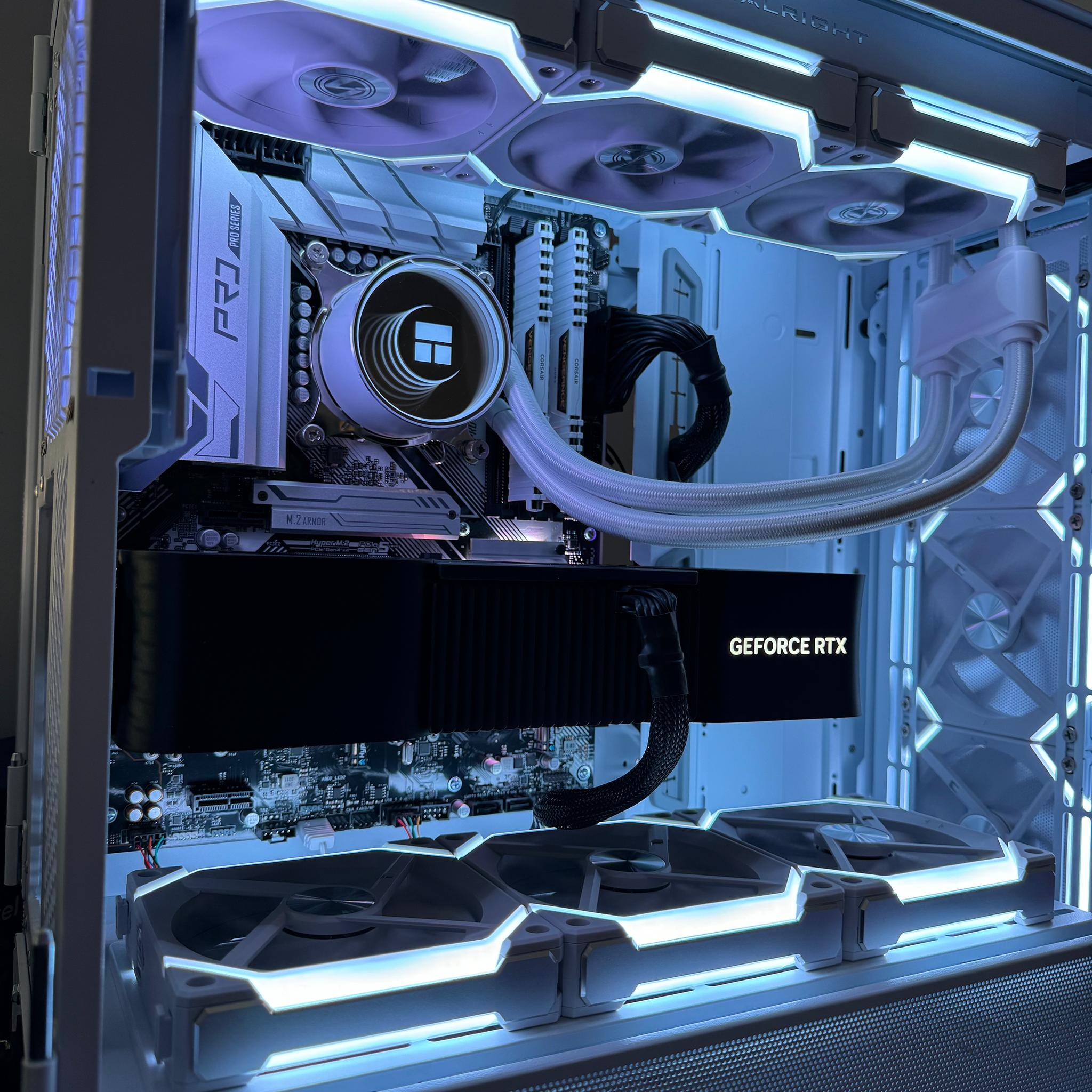 RTX 4080 SUPER | Intel i5 12600K | 16GB DDR4 | ❄️ Snow Storm ❄️| FRESHLY BUILT