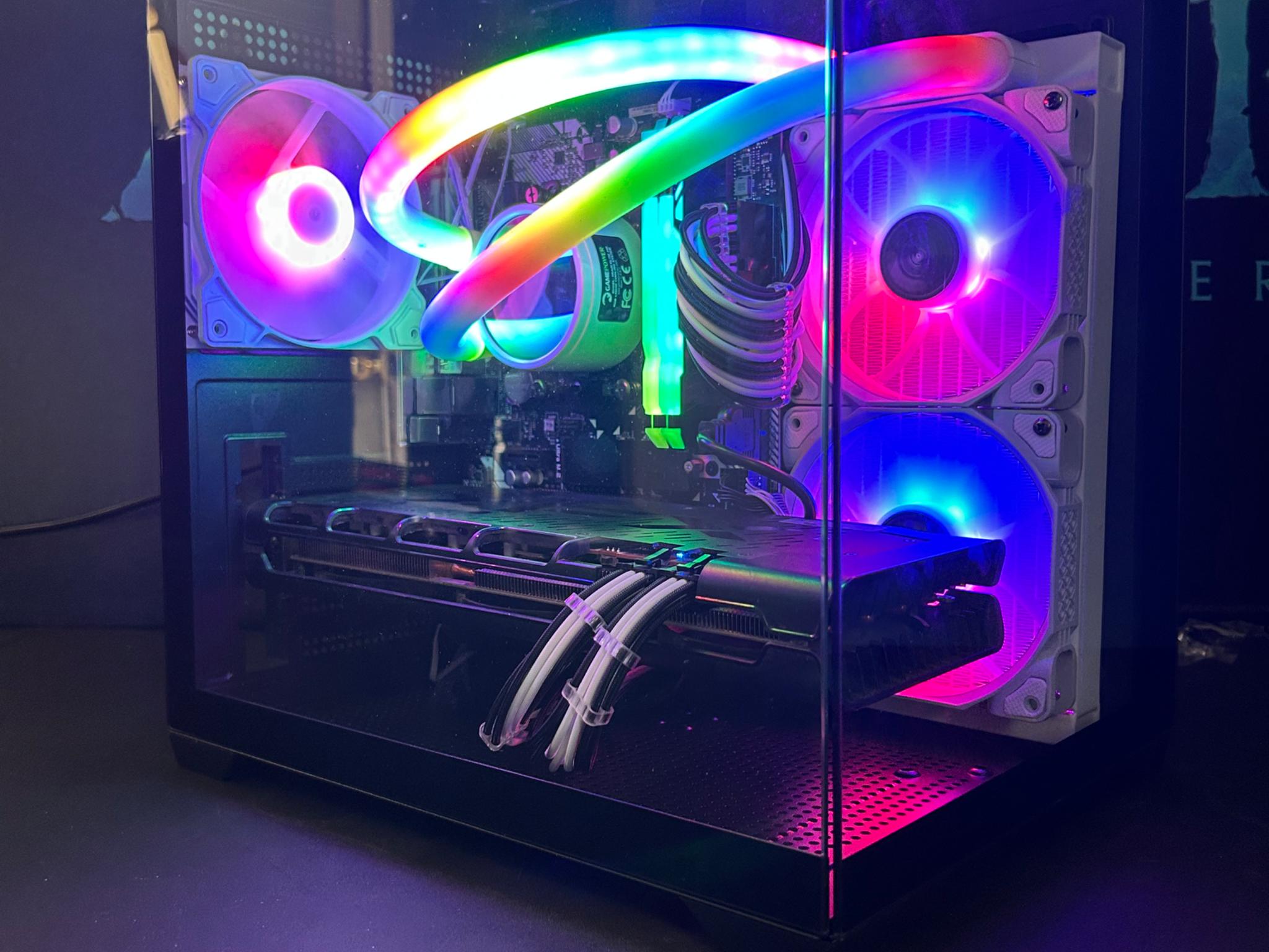 🌈 WiFi Rainbow Cube #2 🎲 RX 5700XT|Ryzen 5 5500|32GB RAM|1TB M.2 SSD|Windows 11 Pro✅