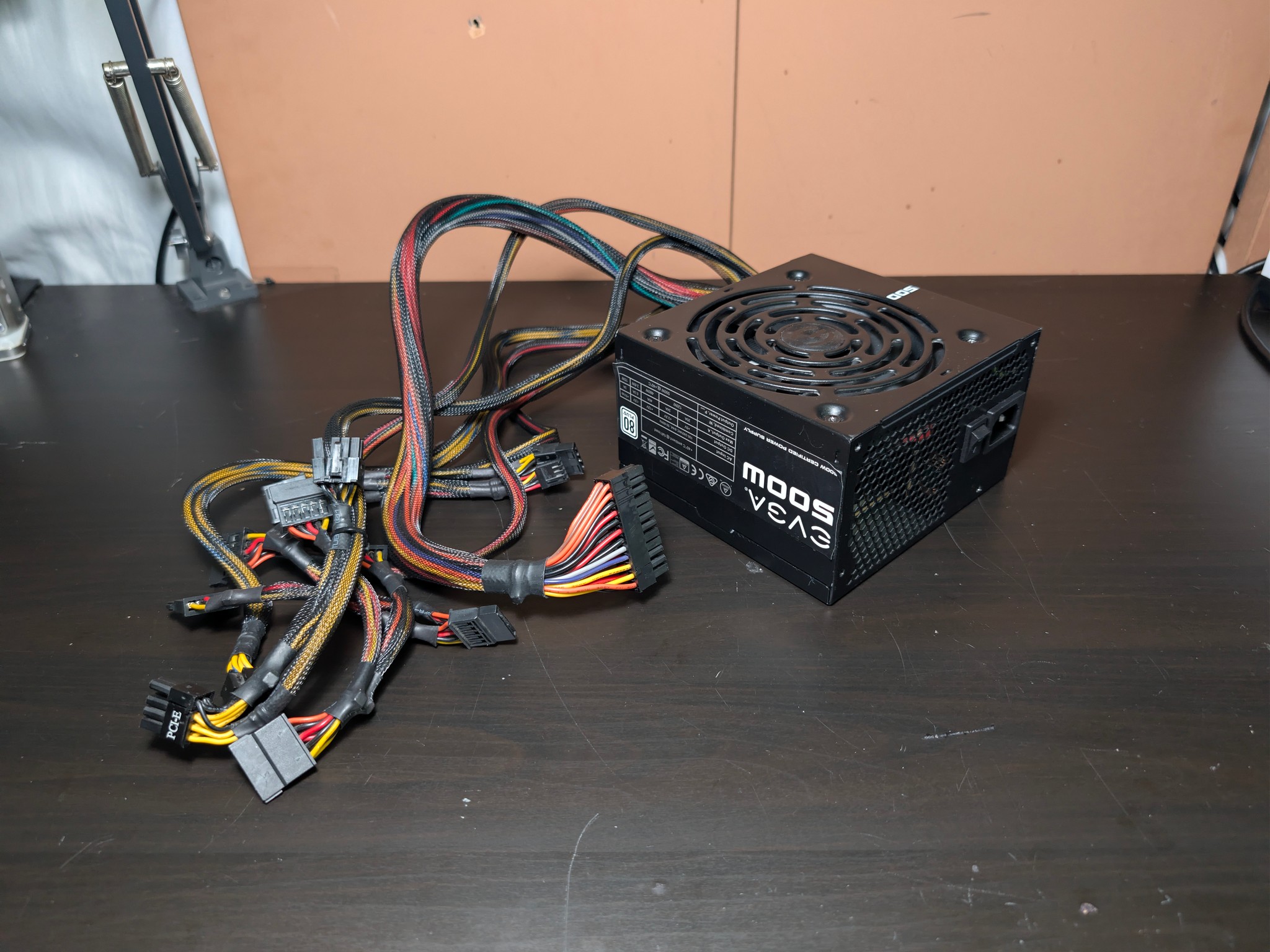 EVGA N1 500W Power Supply PSU 80+ White | Free Ship | As-is