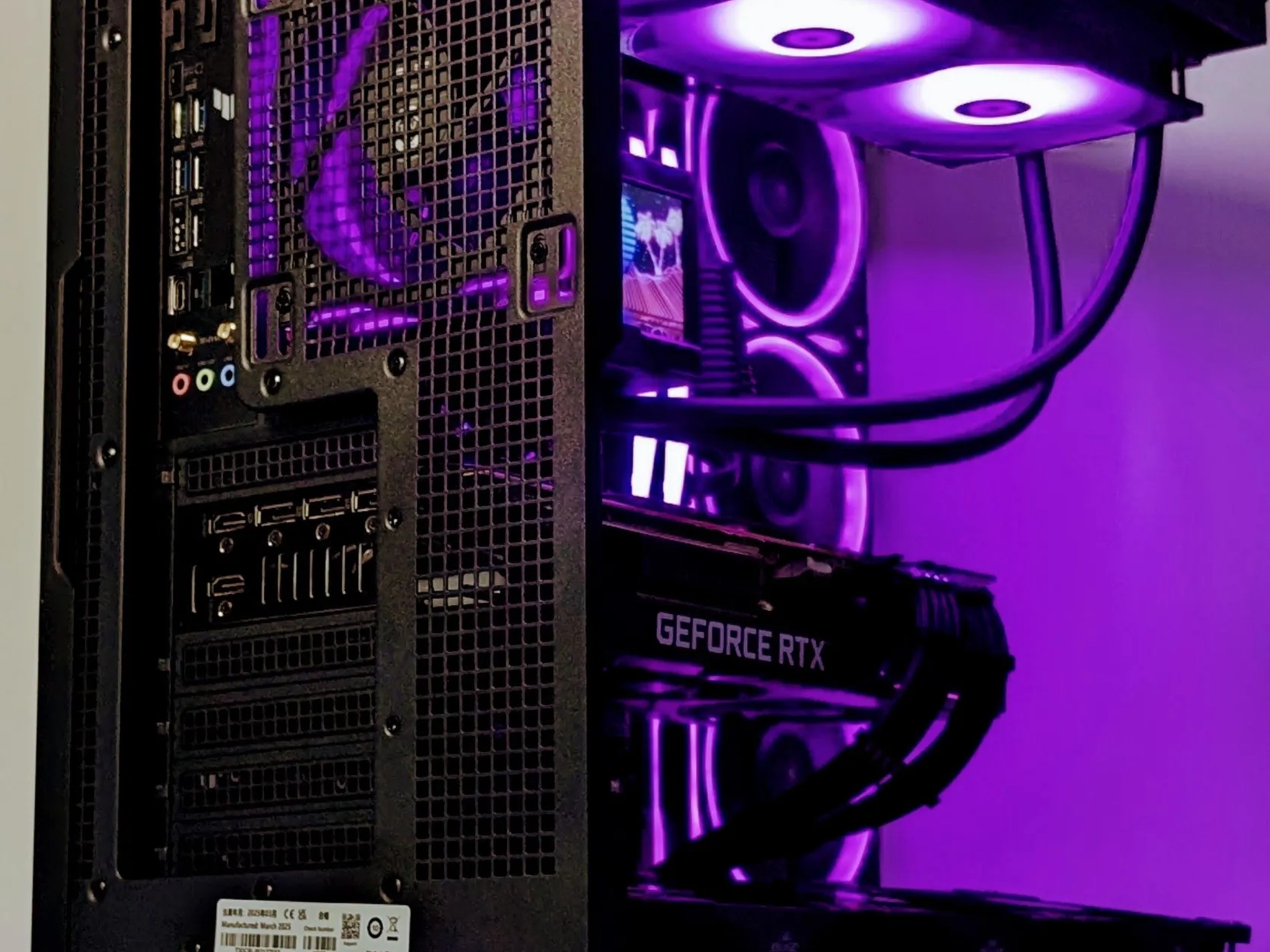 ASUS BEAST GAMING PC | RYZEN 7600X3D | RTX 3080 | RYUJIN II LCD SCREEN AIO | 32GB RAM | 1440P/4K