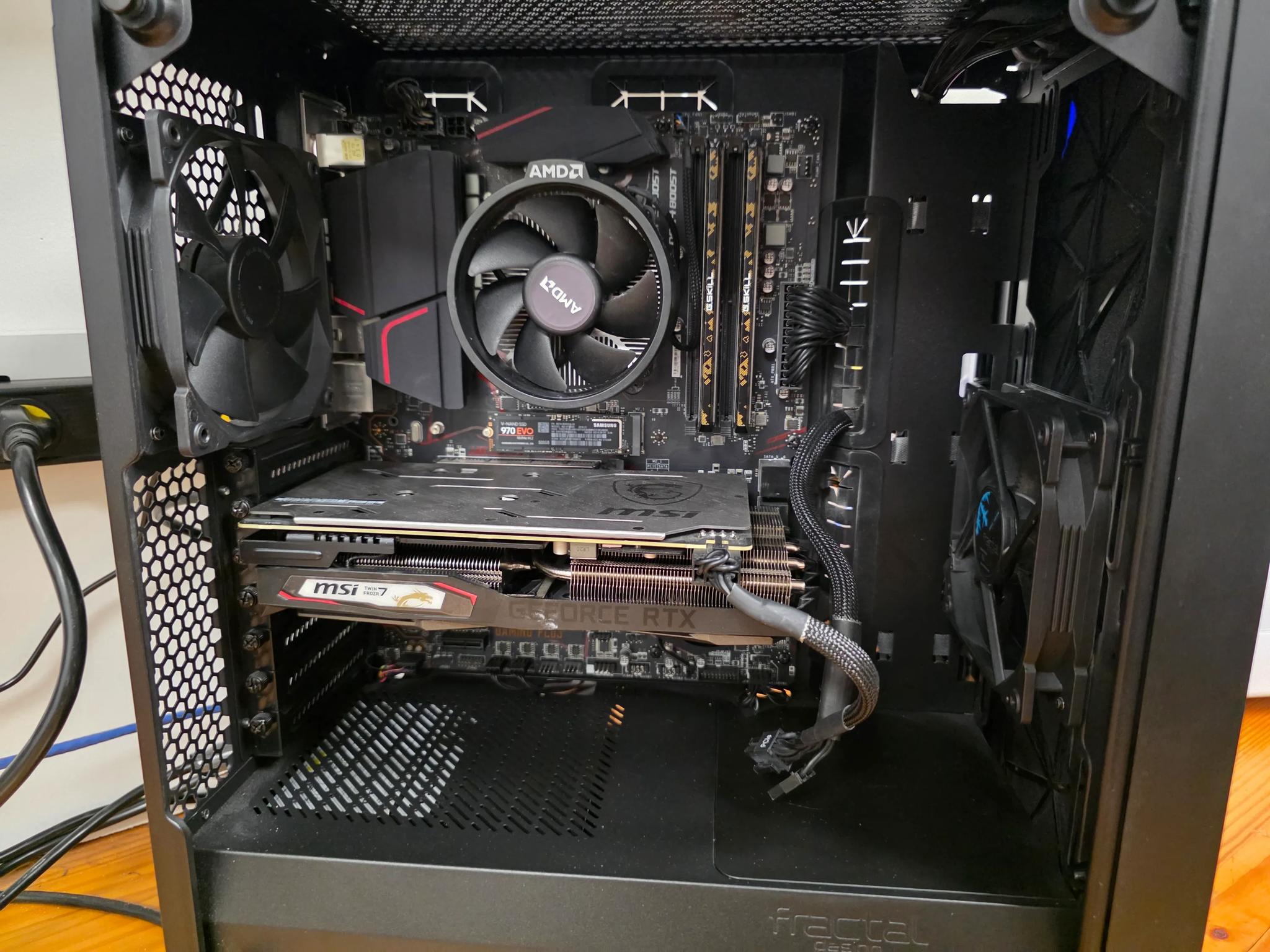 1080p Gaming PC Computer (RTX 2060, Ryzen 3600x, 16 GB DDR4 3200 MHZ)