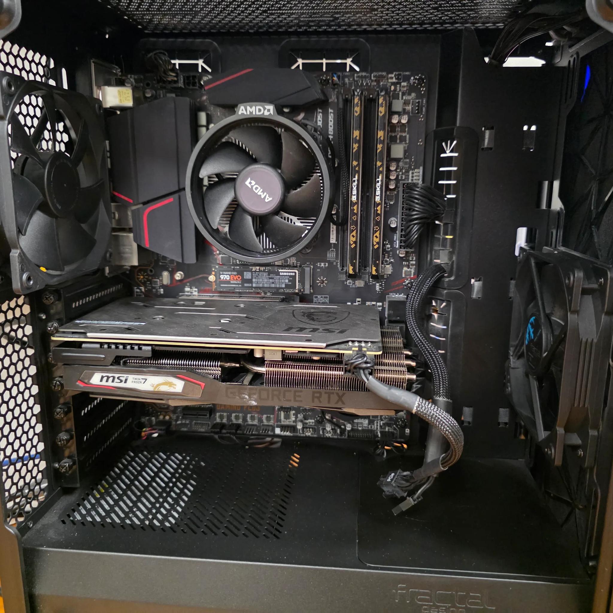 1080p Gaming PC Computer (RTX 2060, Ryzen 3600x, 16 GB DDR4 3200 MHZ)
