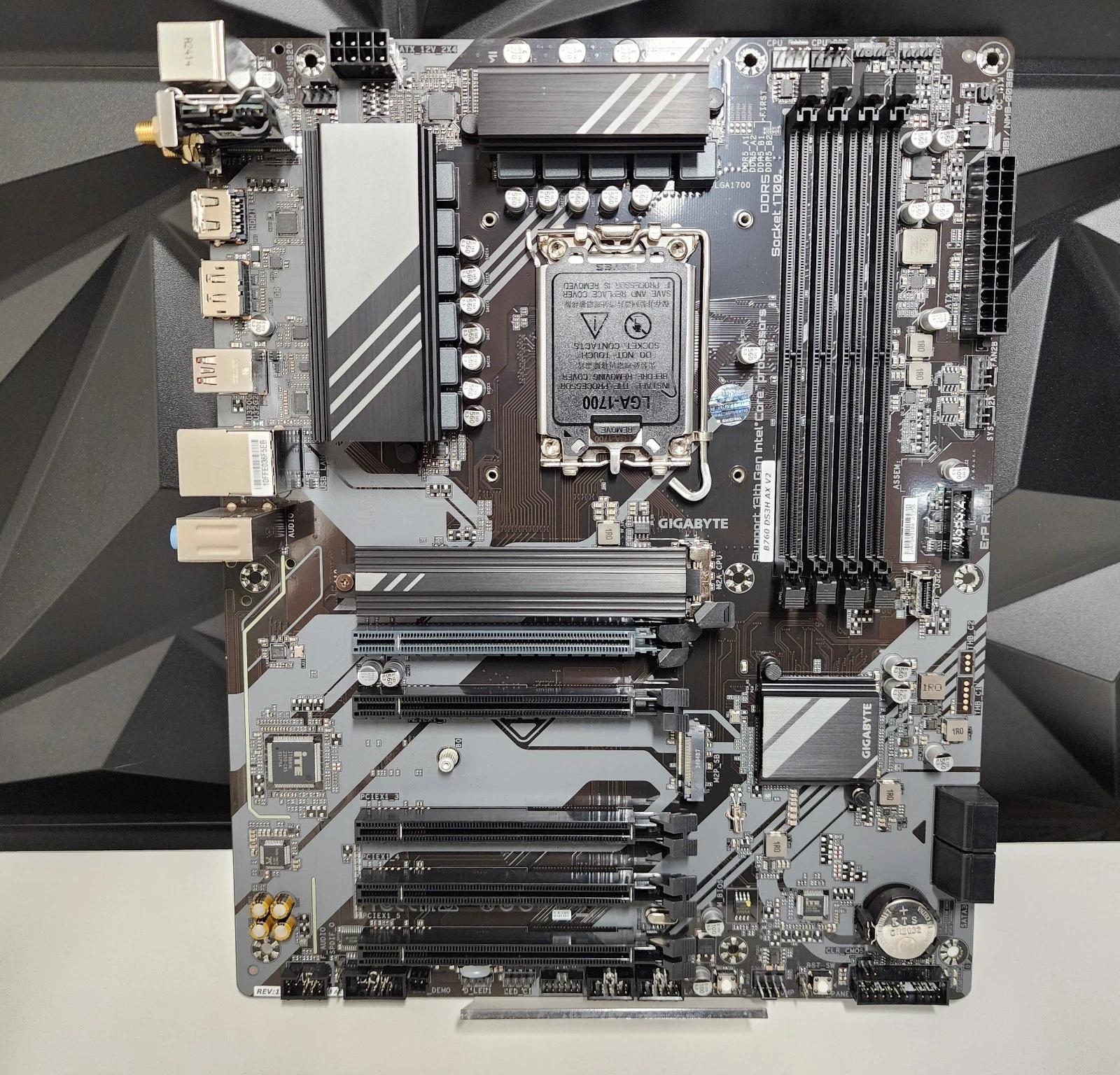 UPDATED BIOS GIGABYTE B760 DS3H AX V2 WIFI DDR5 LGA 1700 ATX MOTHERBOARD