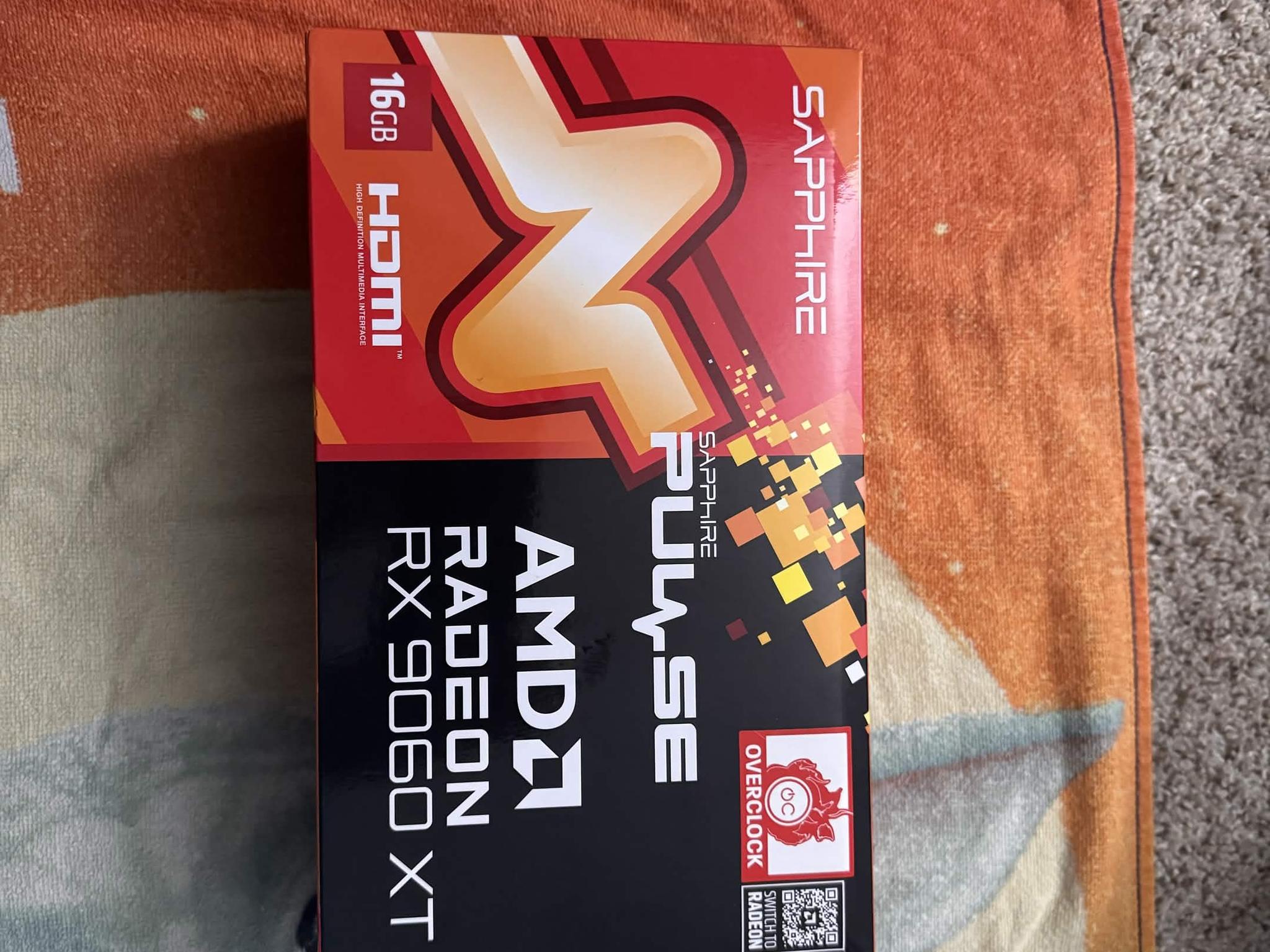 Sapphire Pulse AMD Radeon Rx 9060xt OC 16GB